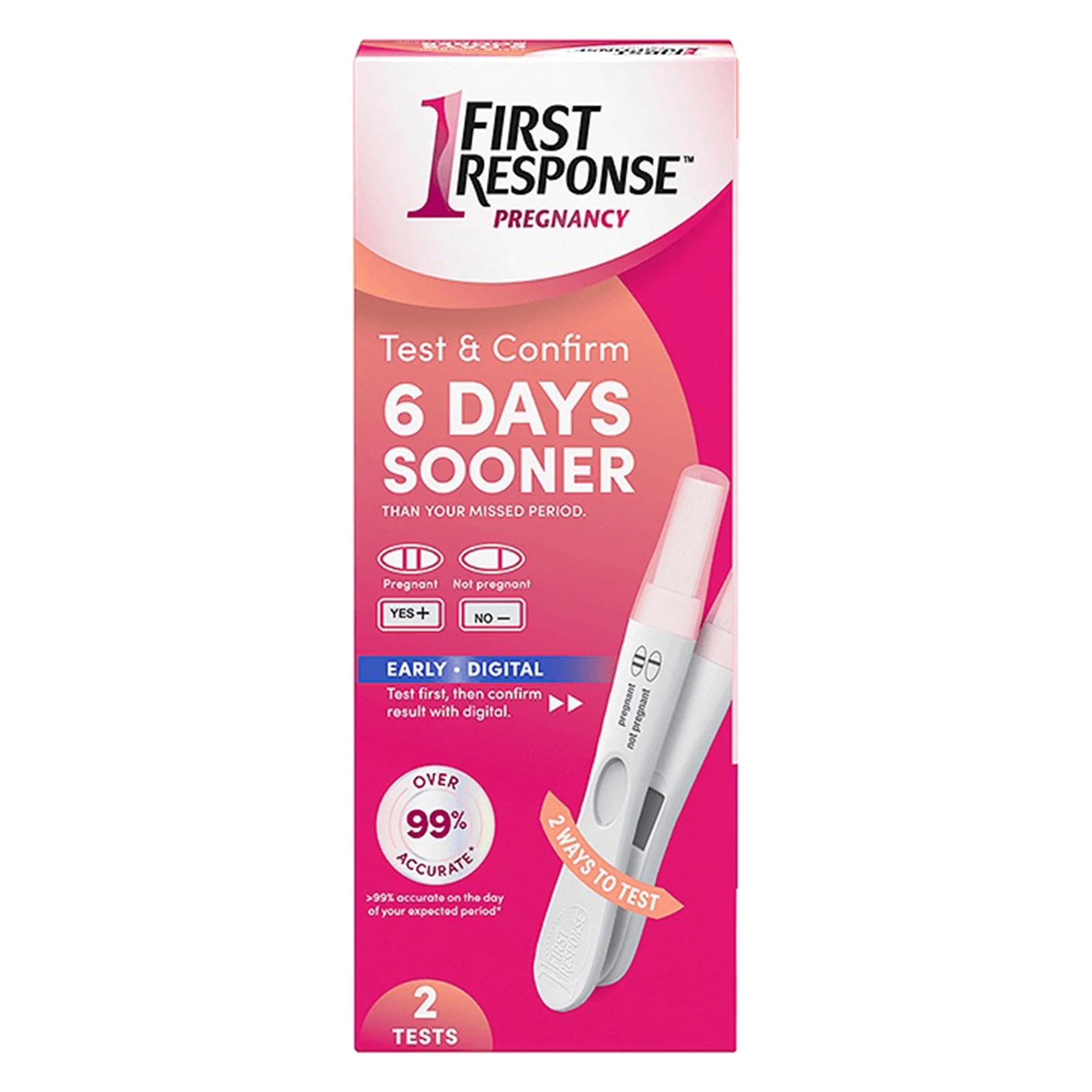 Church and Dwight First Response hCG Pregnancy Home Device Reproductive Health Test Kit