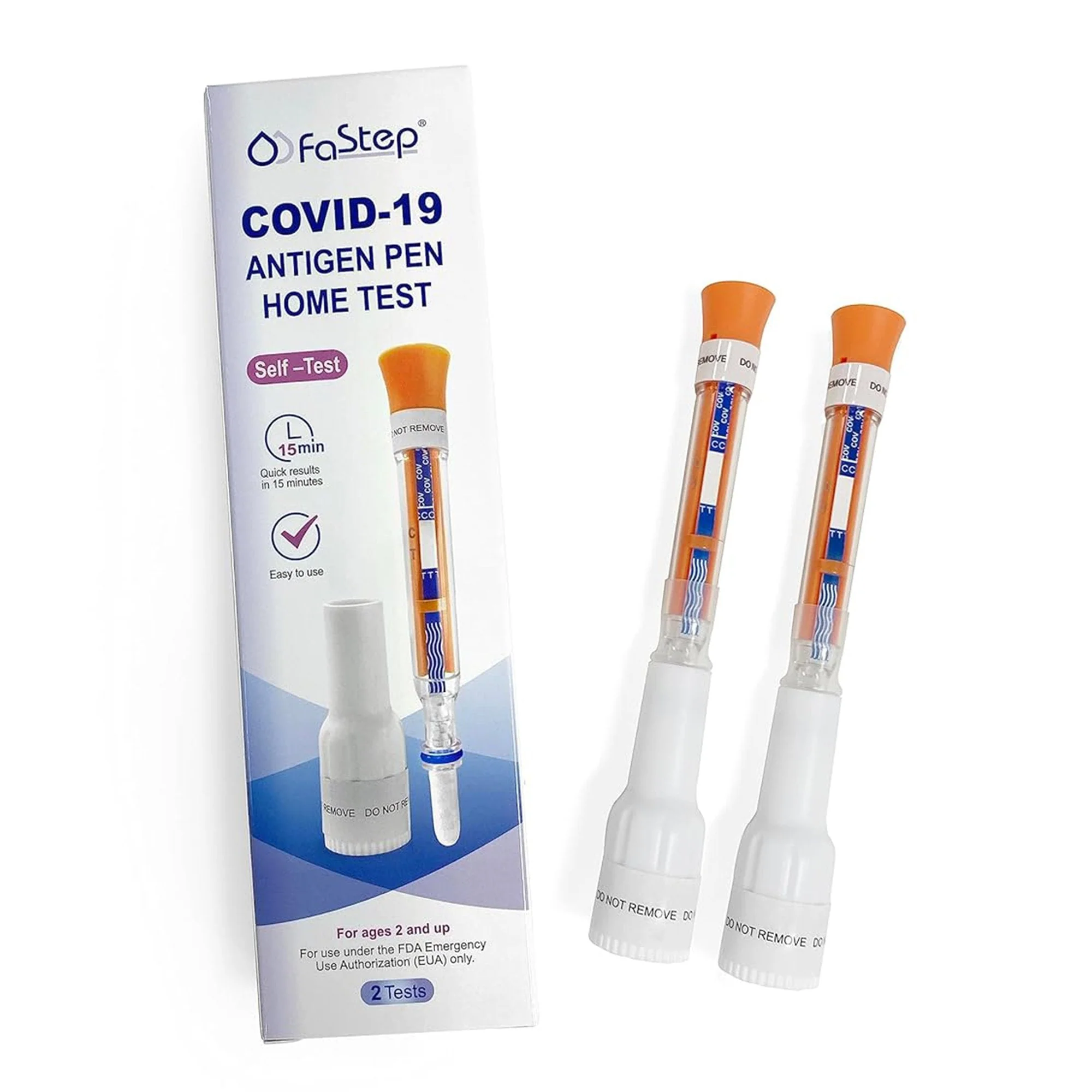 2San LLC Respiratory Test Kit FaStep COVID-19 Antigen Pen Test 1 Test per Kit (144 Kits per Case) (144/CS)