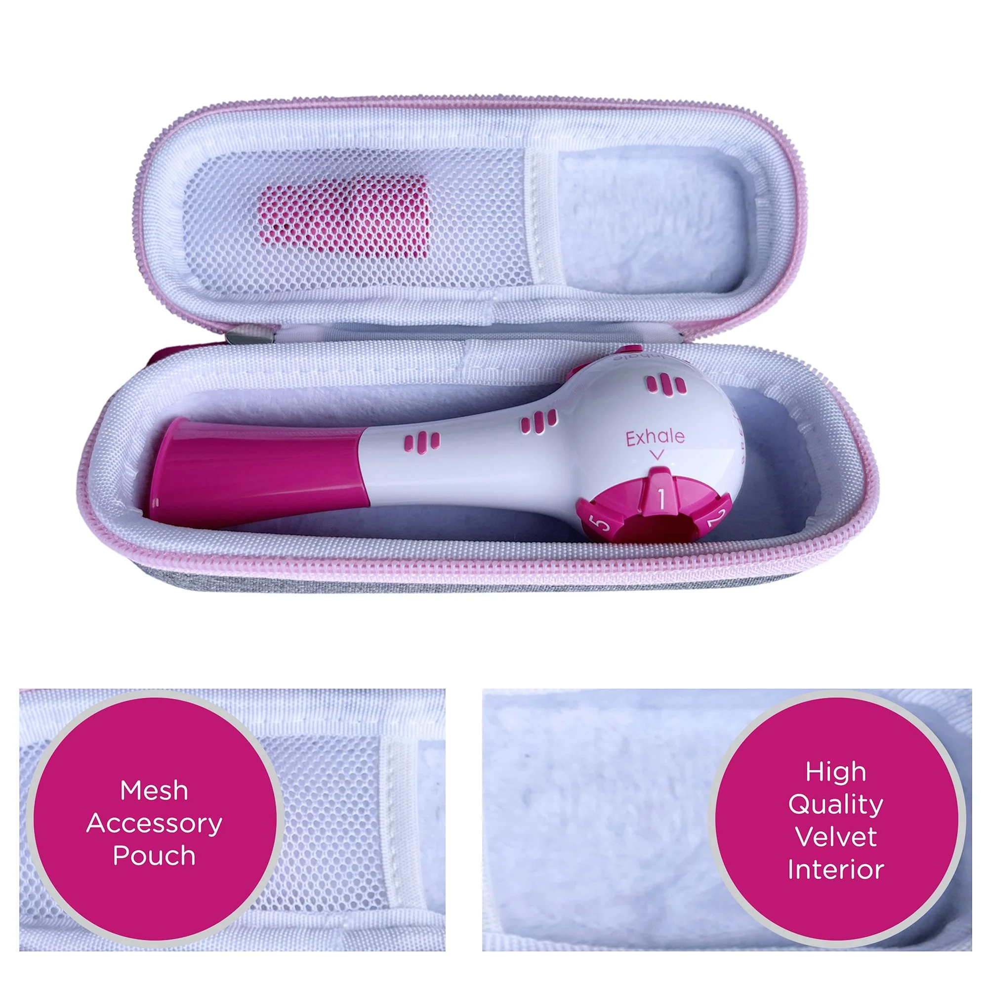 PN Medical The Breather Travel Case, Pink (200/CS) - Image 3