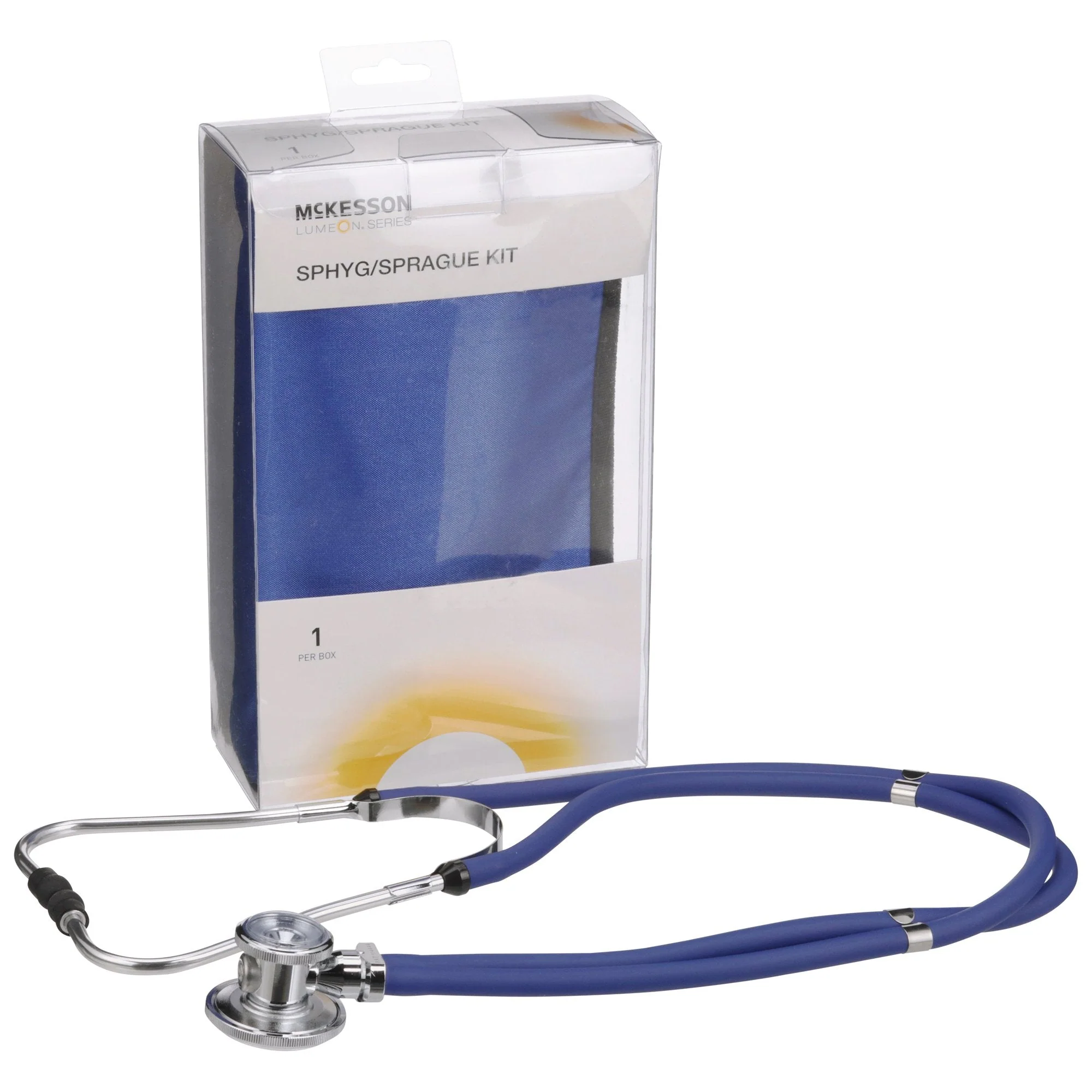 McKesson Brand McKesson Lumeon Aneroid Sphygmomanometer/Sprague Kit, Blue (10/CS)