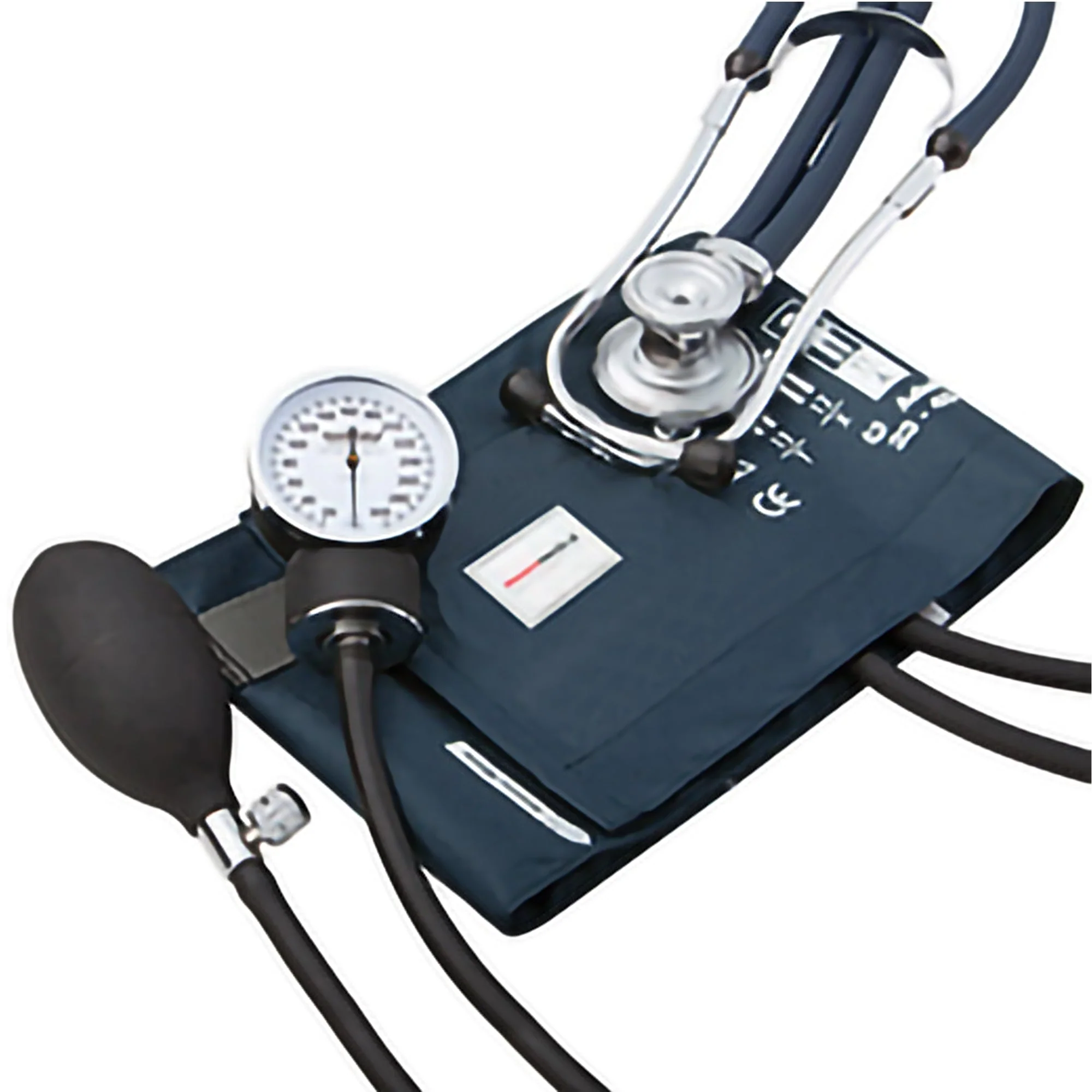 McKesson Brand McKesson Aneroid Sphygmomanometer/Sprague Combo Kit, 23 – 33 cm Cuff, Dark Blue (12/CS)
