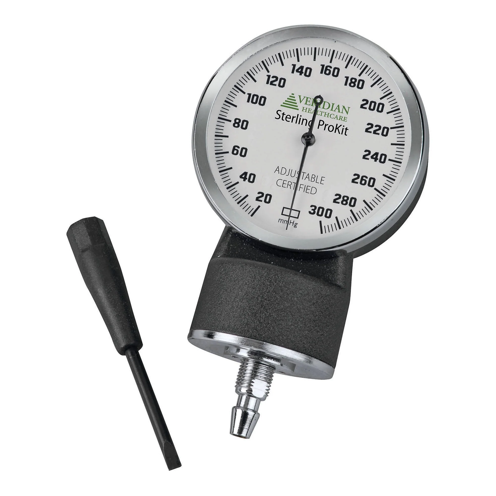 Veridian Healthcare LLC Sterling Series ProKit Aneroid Sphygmomanometer with Stethoscope, Hunter Green (20/CS) - Image 3