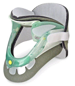 Rigid Cervical Collar Aspen Vista Preformed Adult One Size Fits Most Two-Piece / Trachea Opening Adjustable Height Adjustable Neck Circumference