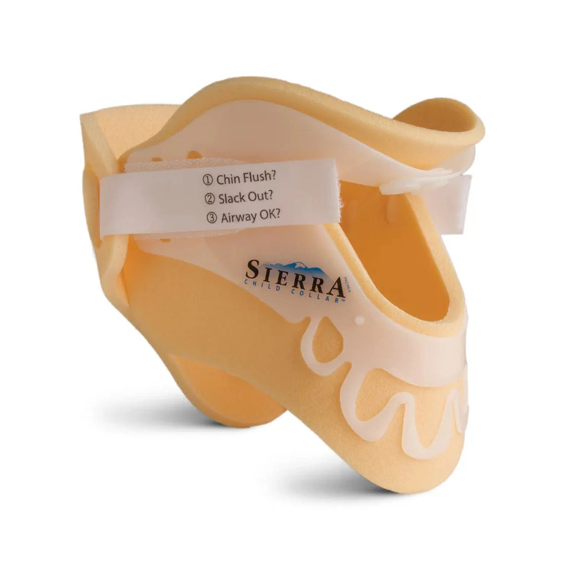 Rigid Cervical Collar Sierra Universal Collar Preformed Adult One Size Fits Most Two-Piece / Trachea Opening 13 to 21 Inch Neck Circumference