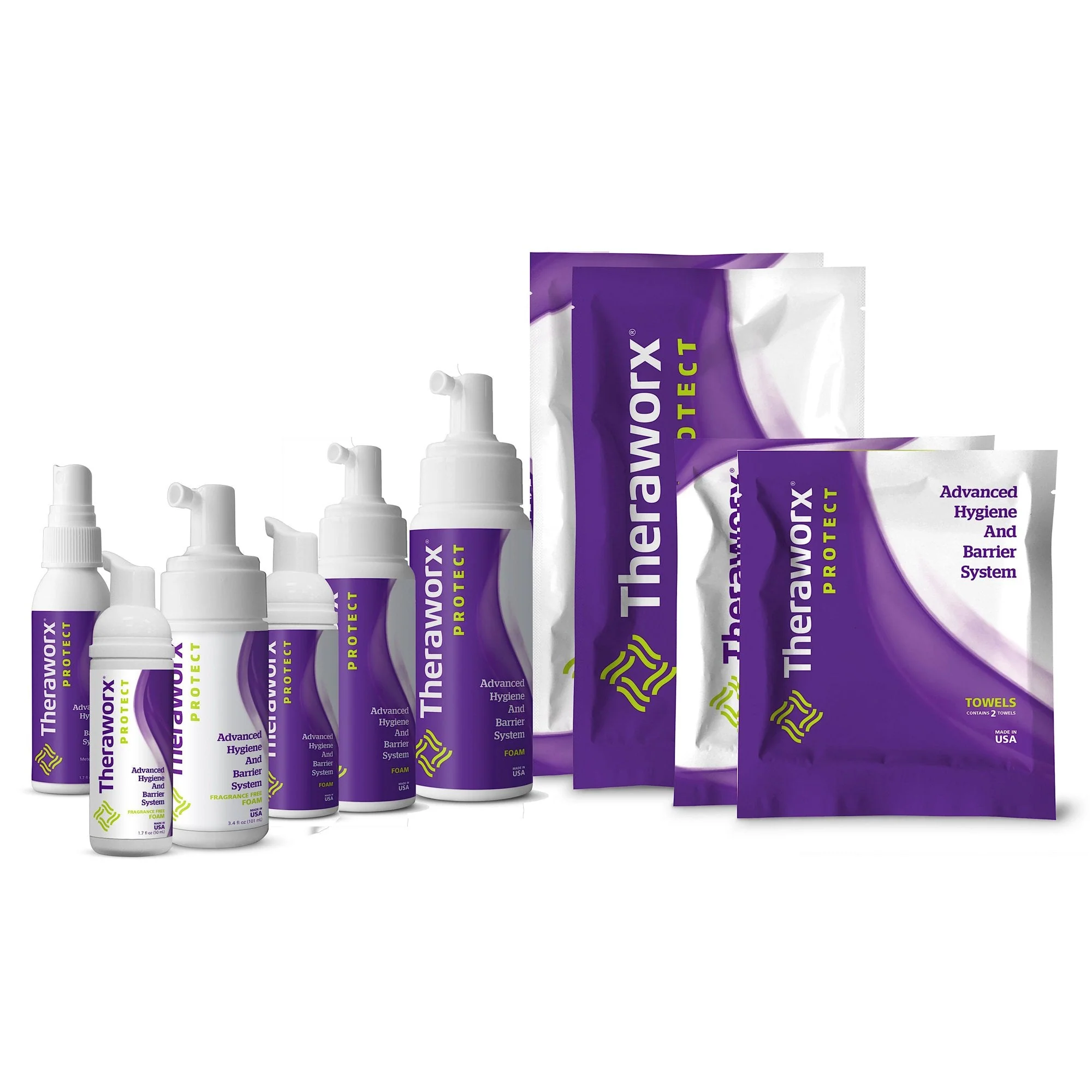 Avadim Theraworx Rinse-Free Foaming Body Wash 8 oz. (24/CS) - Image 2