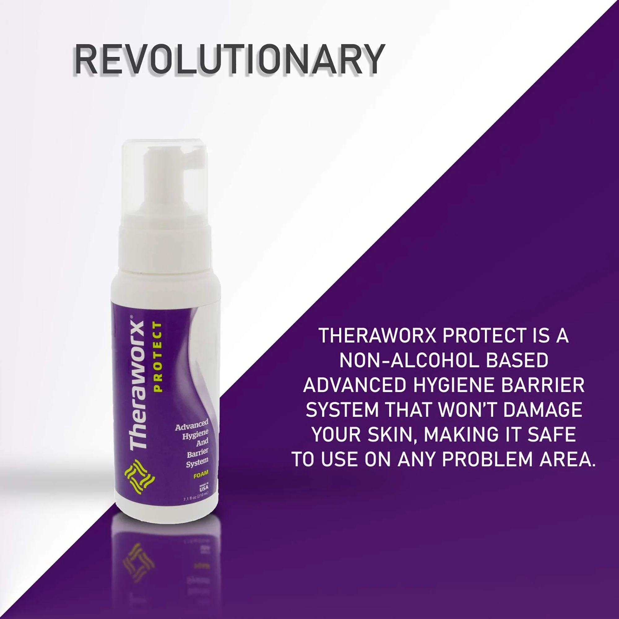 Avadim Theraworx Rinse-Free Foaming Body Wash 8 oz. (24/CS) - Image 4