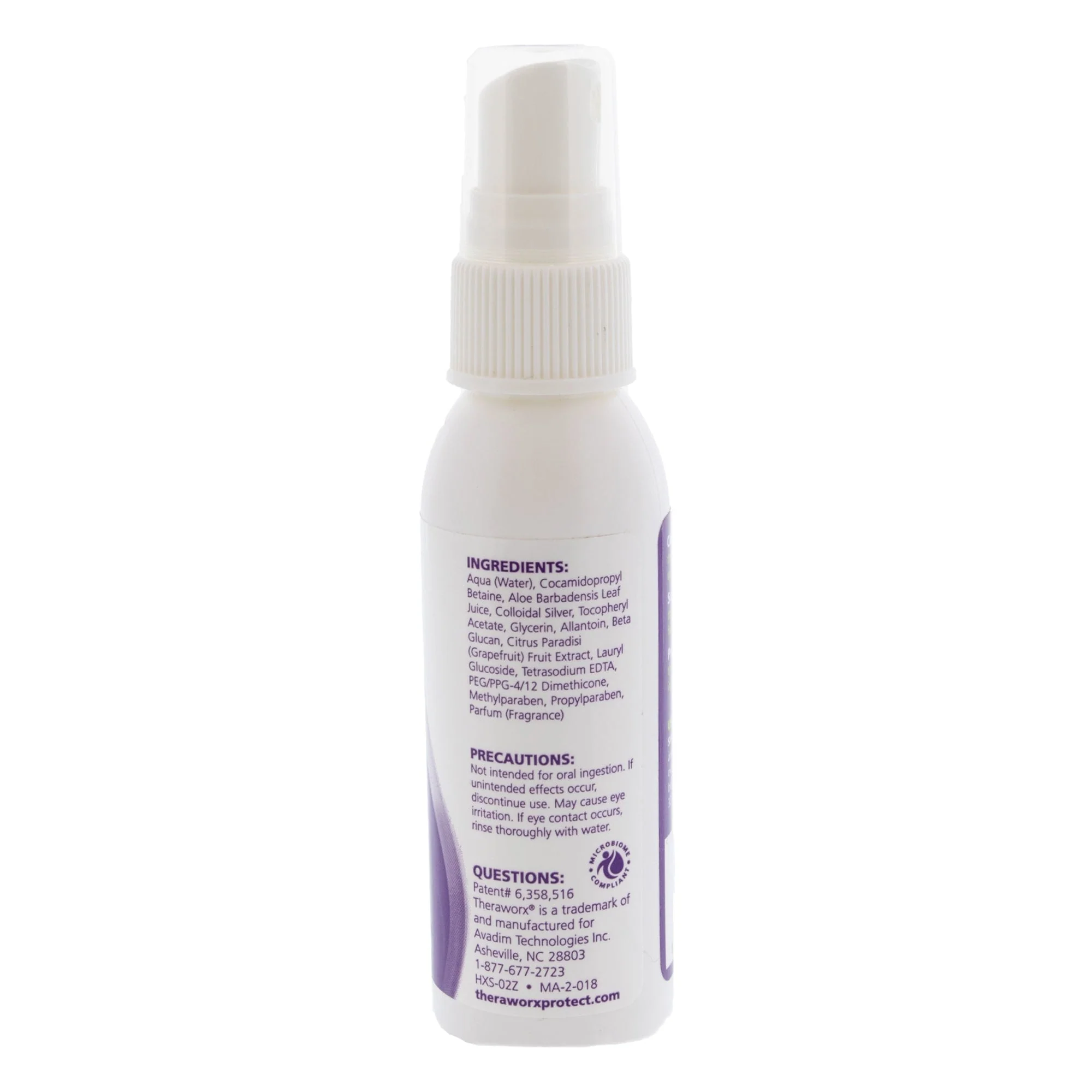 Avadim Theraworx Rinse-Free Liquid Body Wash, 2 oz. (48/CS) - Image 2