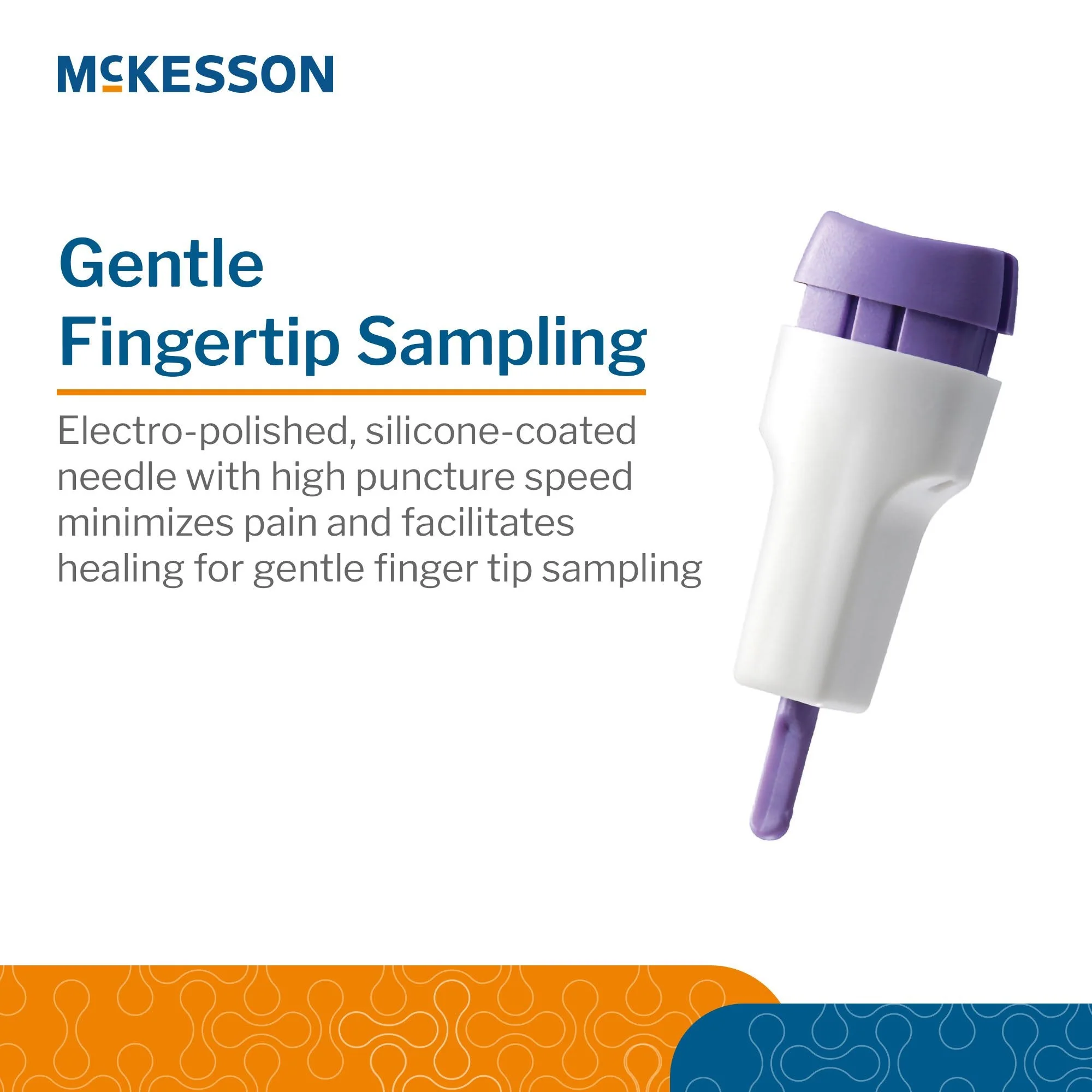 McKesson Brand McKesson Push Button Safety Lancet, 28 Gauge (2000/CS) - Image 4