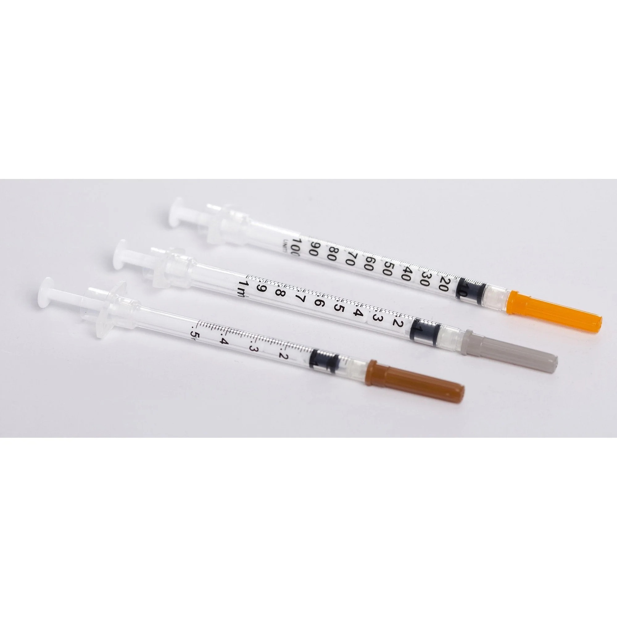 Safety Tuberculin Syringe with Needle Sol-Care 1 mL 1/2 Inch 27 Gauge Retractable Safety Needle Regular Wall