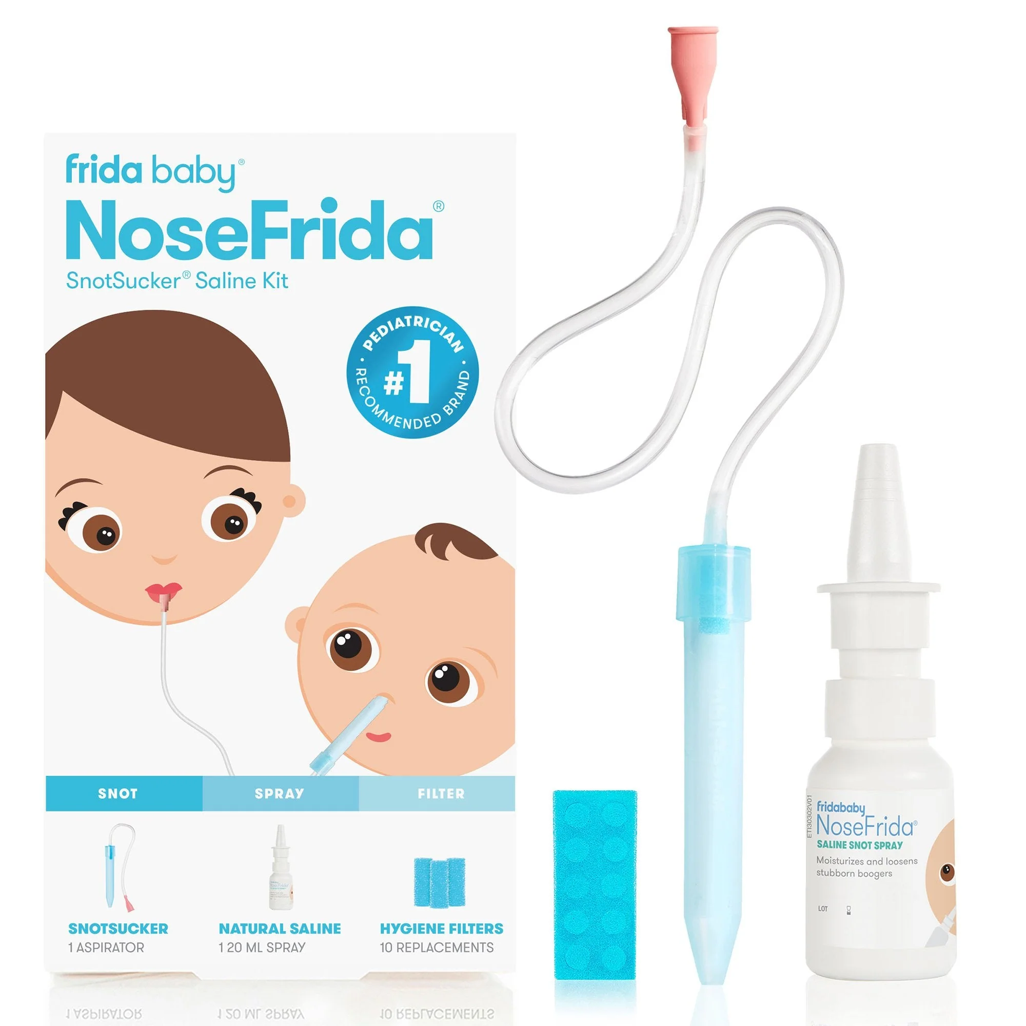 Fridababy LLC Baby Frida NoseFrida, the Snotsucker Saline Kit (24/CS)