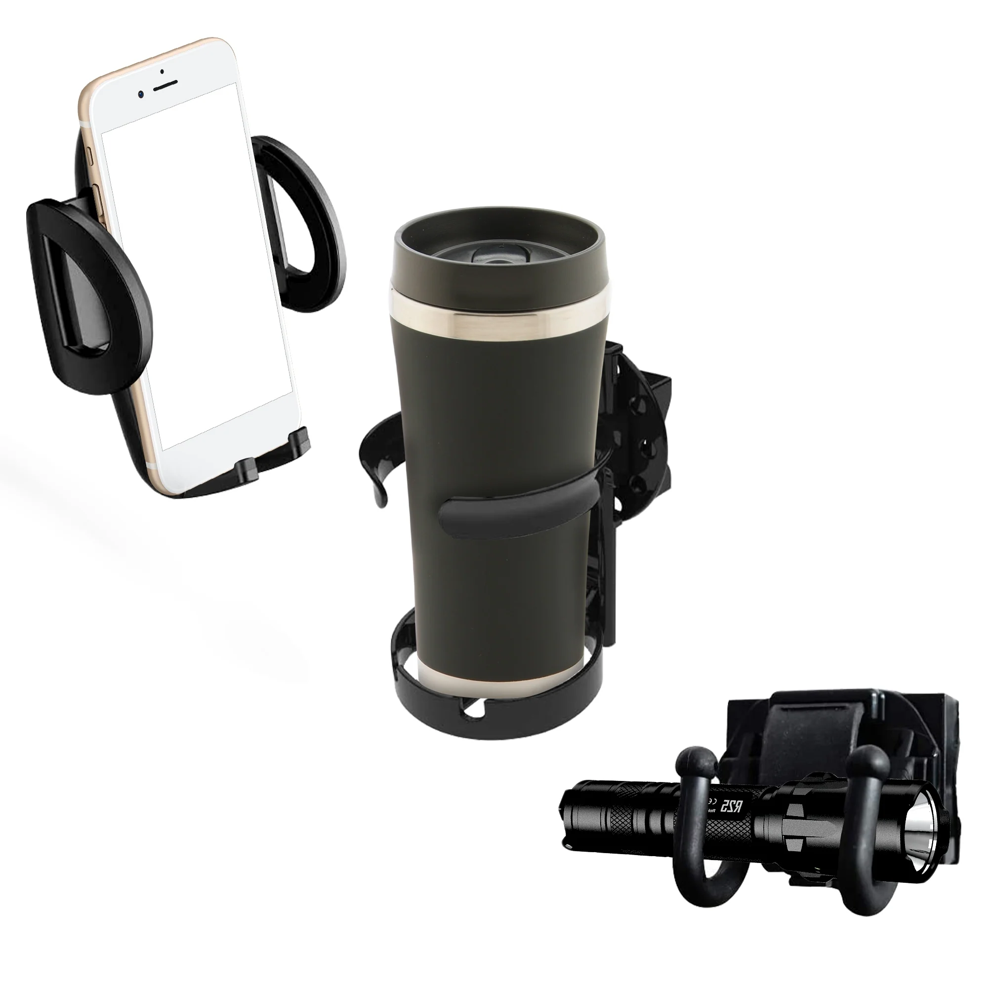 Easy To Use Products LLC Mobility Aid Combo Pack, Cup Holder, Phone Grip, Bag Hooks (16/CS) - Image 2