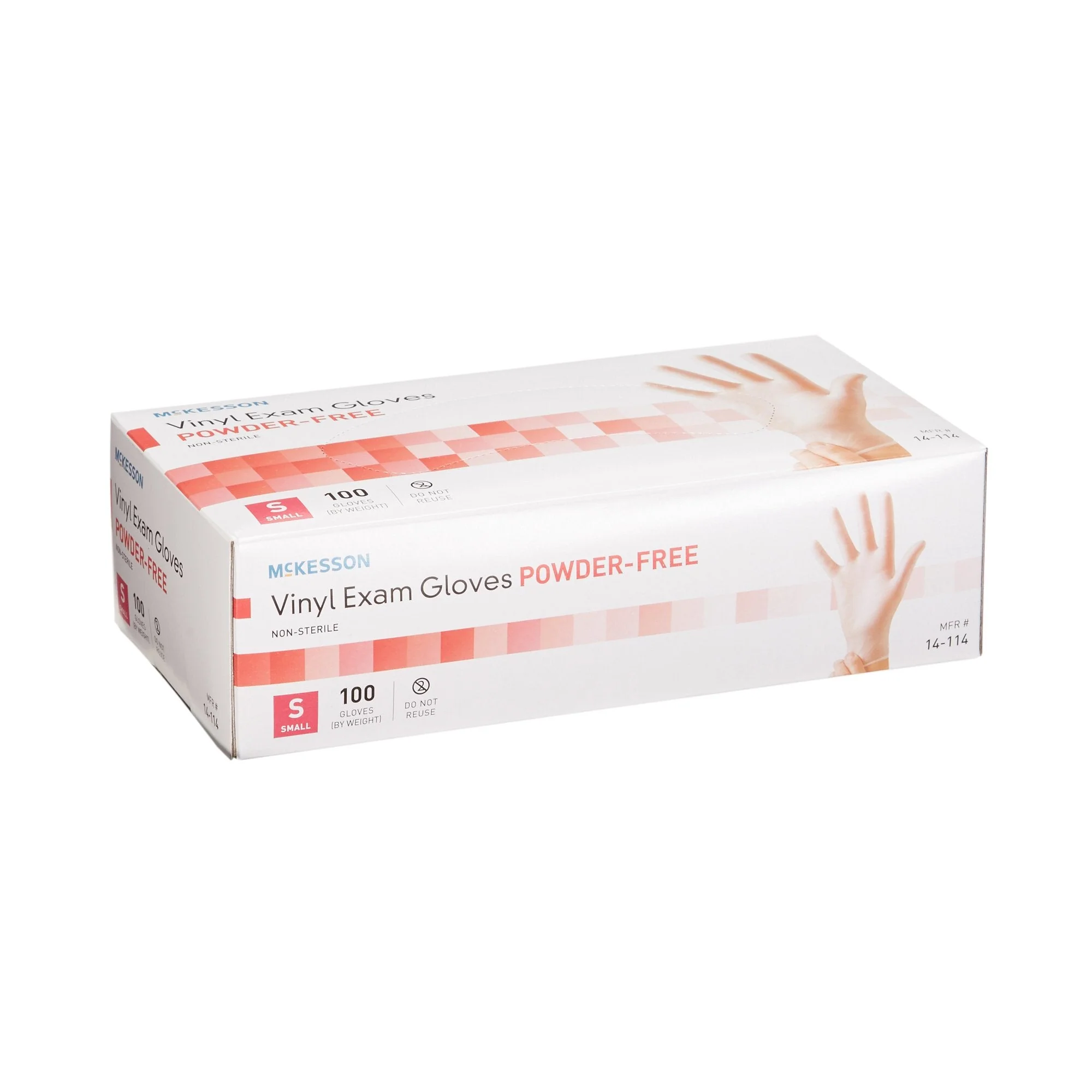 McKesson Brand McKesson Vinyl Exam Glove, Small, Clear (1000/CS) - Image 5