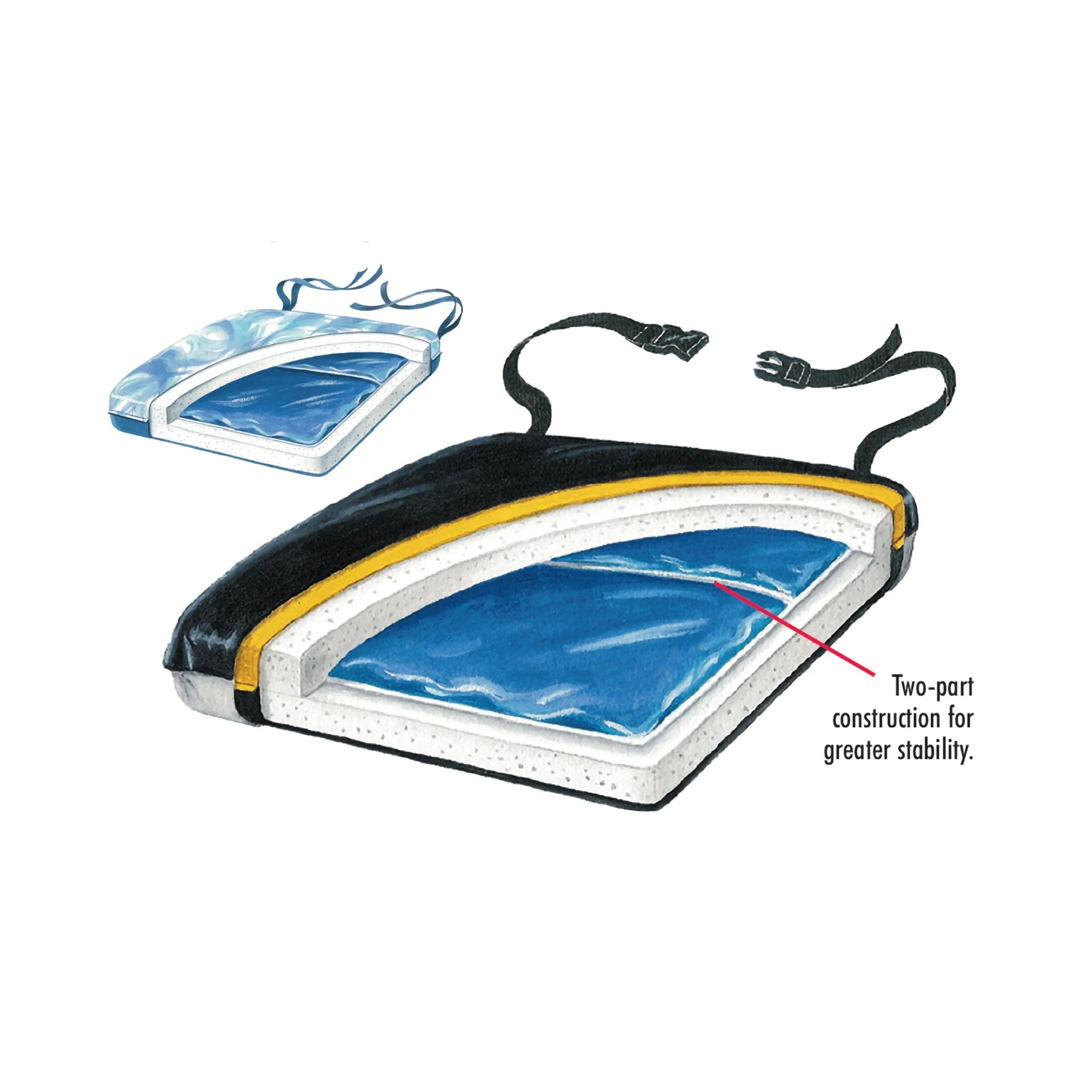 Skil-Care Econo-Gel Seat Cushion
