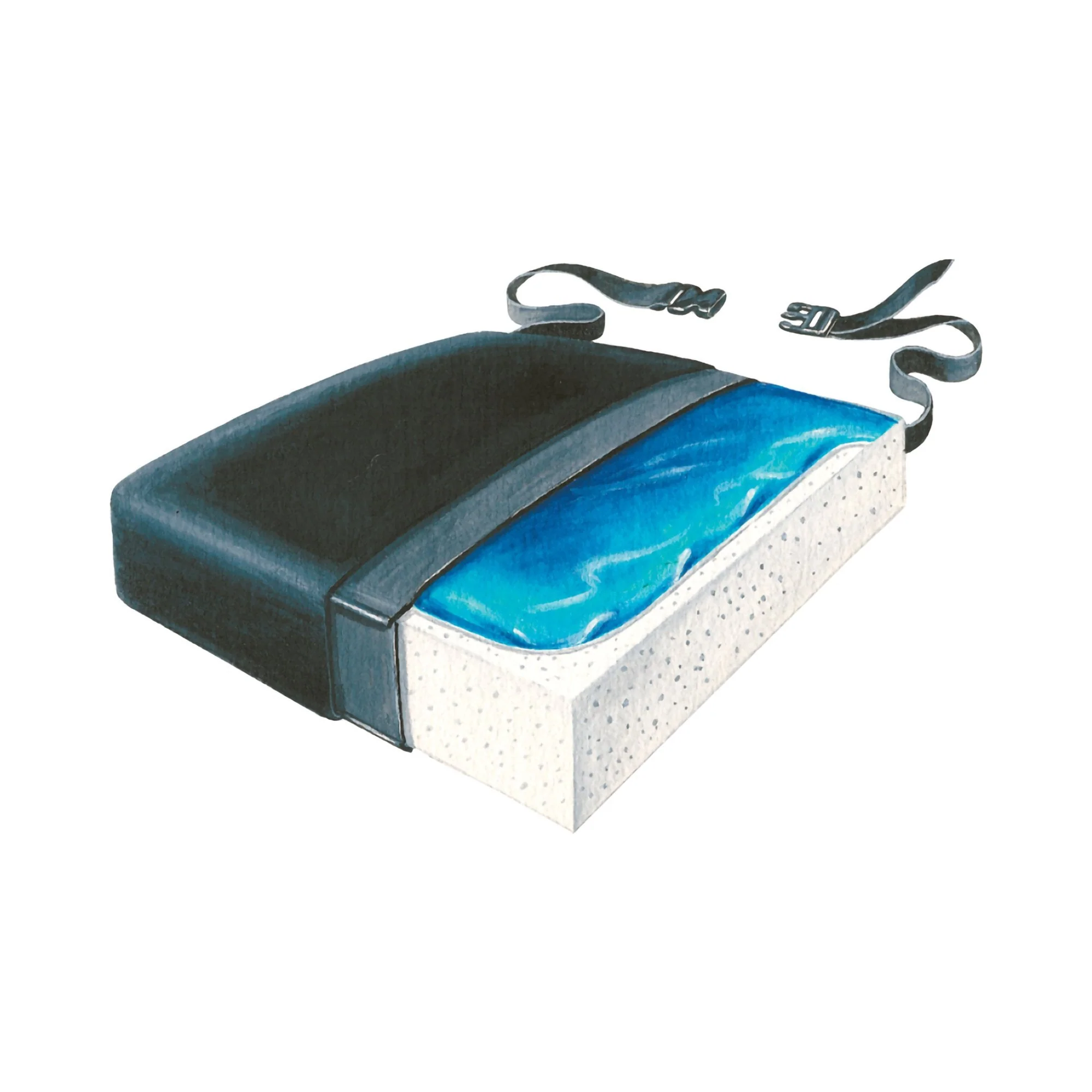 Skil-Care SkiL-Care Seat Cushion, 18 x 16 x 2-1/2 Inch