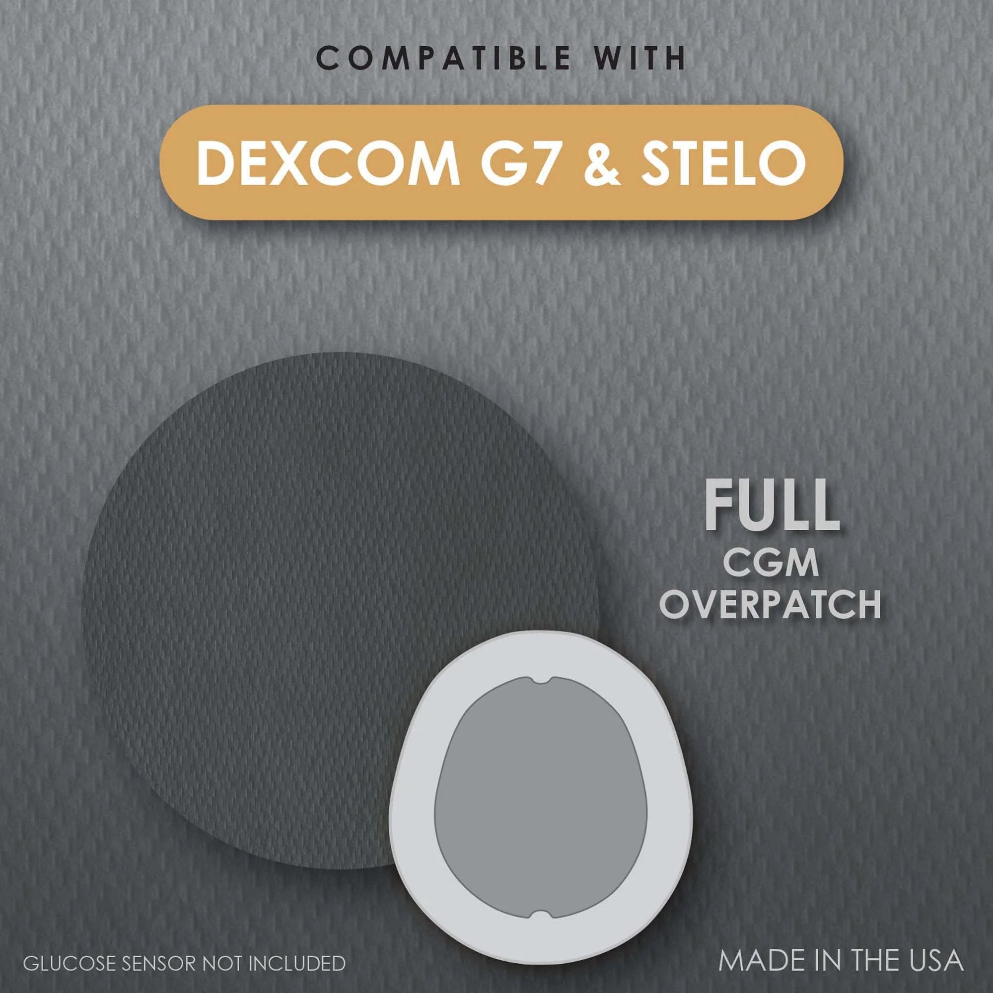Veridian Healthcare LLC Sensor Overpatch CoverGuard Black For Dexcom G7 Sensor (150/CS) - Image 2