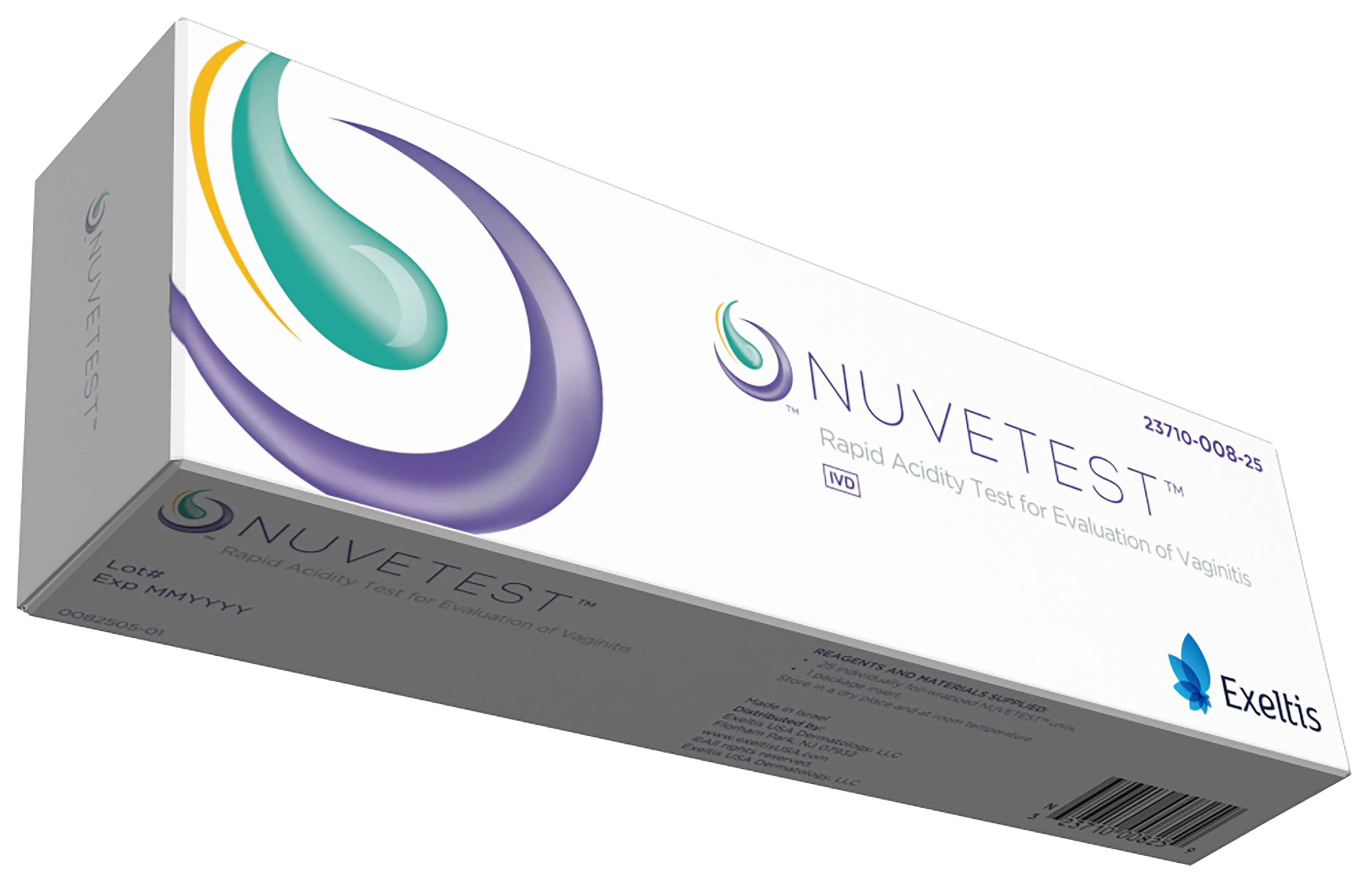 Exeltis USA Inc NuveTest Bacterial Vaginosis/Trichomoniasis Rapid Acidity Sex Health Test Kit (600/CS) - Image 2