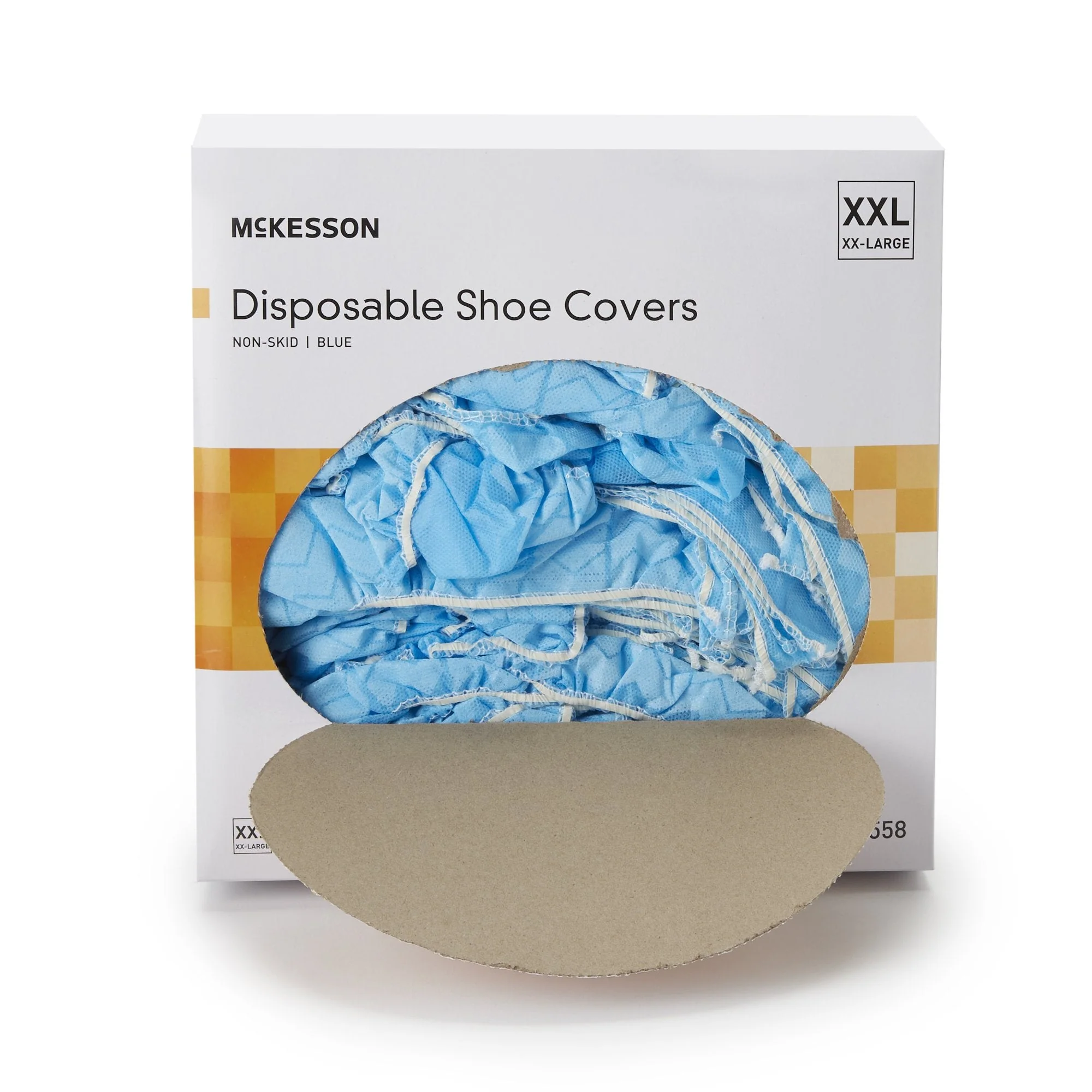 McKesson Brand McKesson Shoe Covers, 2X-Large, Nonskid Sole, Blue (2/CS) - Image 3