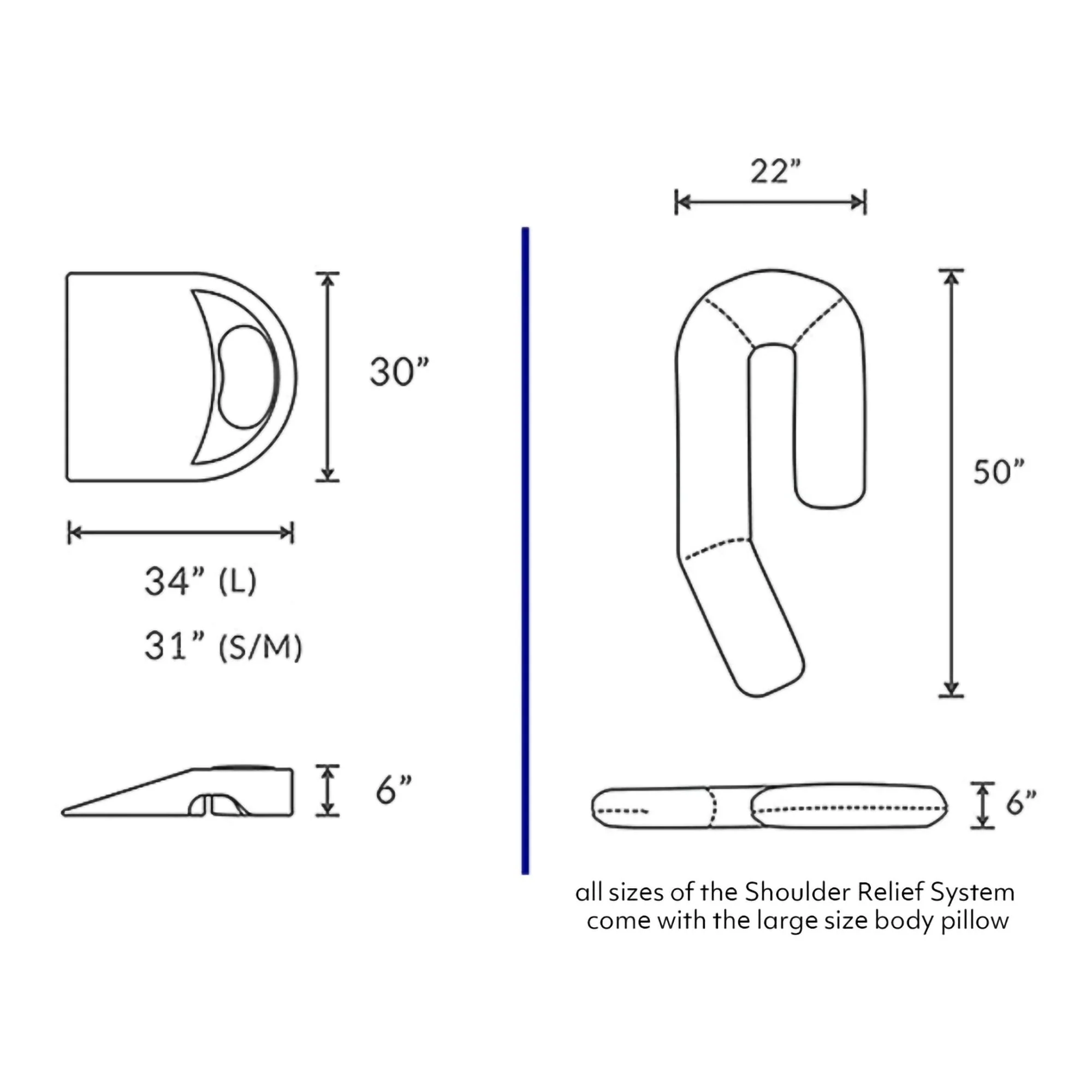 MedCline MedCline Shoulder Relief System, Large, 5'10" & Above - Image 6
