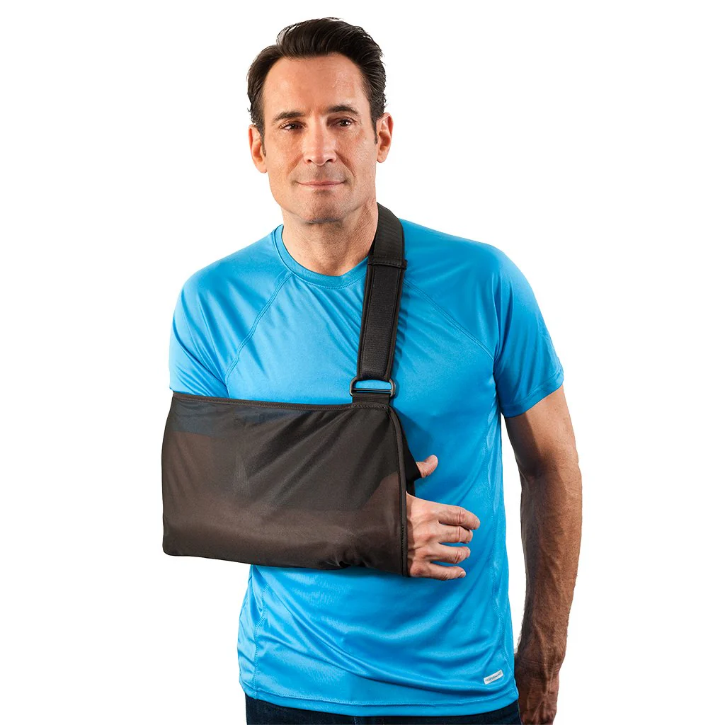 Breg Shoulder Sling Breg Essential Large Mesh Fabric D-Ring / Hook and Loop Strap Closure Envelope Left or Right Arm