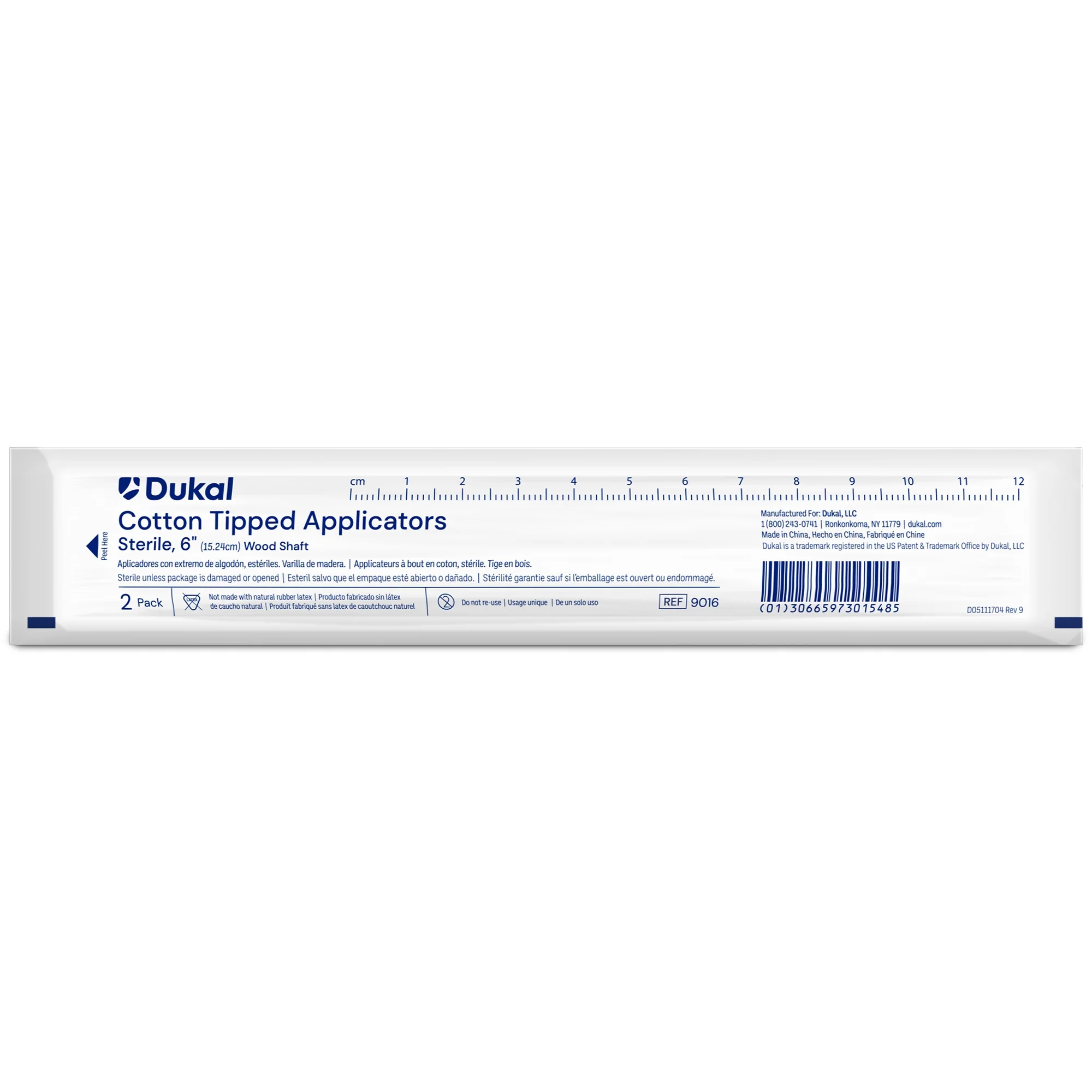 Dukal Dukal Sterile Swabstick, Cotton Tip, Wood Shaft (10/CS) - Image 6