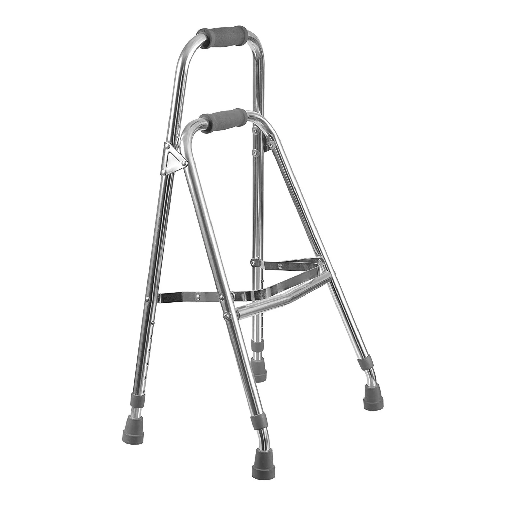 Mabis Healthcare DMI Folding Walker, Silver