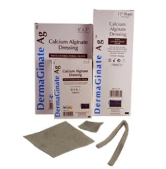 Silver Alginate Dressing DermaGinate/ Ag 2 X 2 Inch Square Sterile