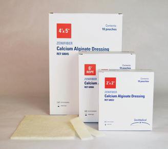 Focus Health Group Silver Alginate Dressing ZeniFIBER Ag 6 Inch Length Rope Sterile (10/BX)