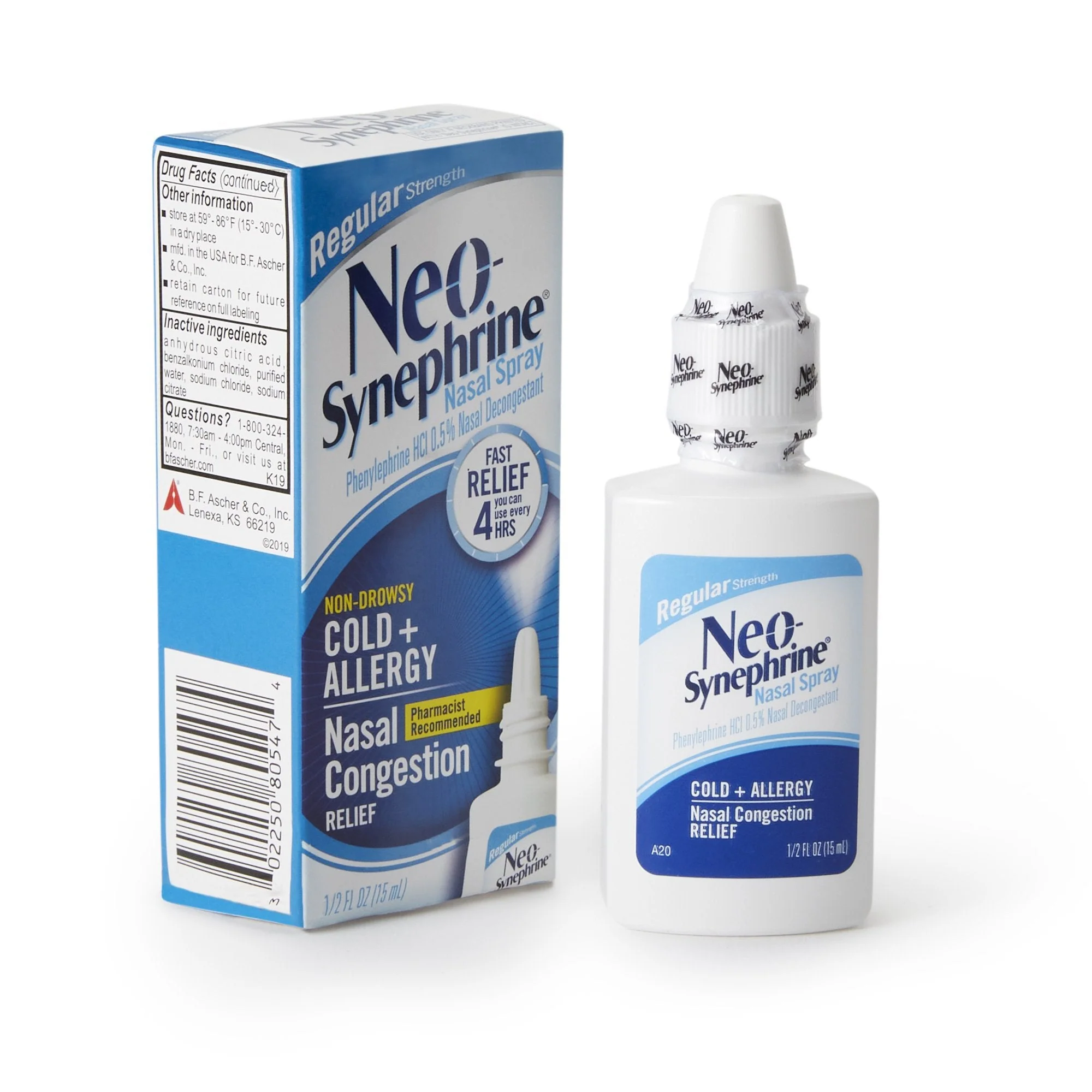 BF Ascher Neo-Synephrine Phenylephrine Sinus Relief