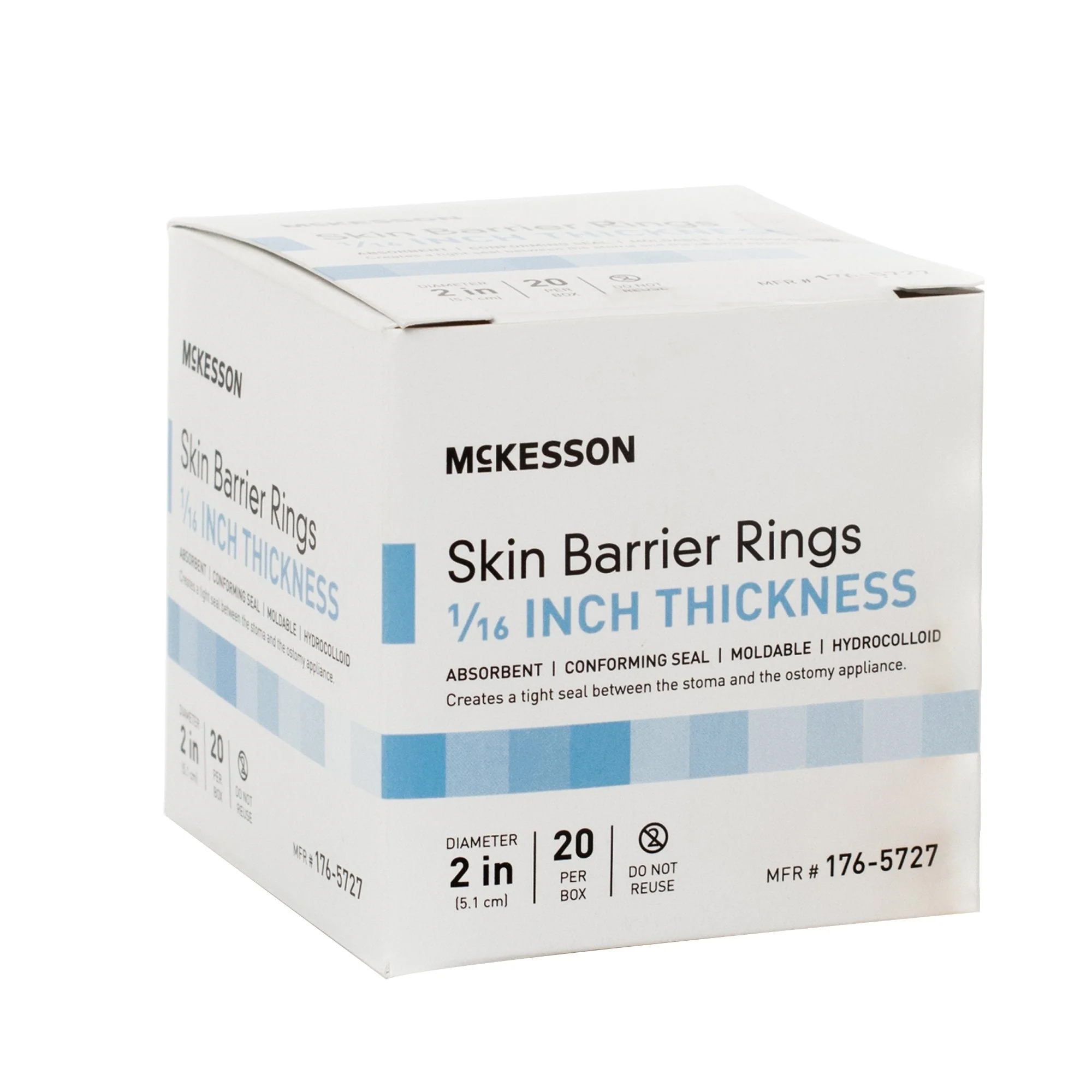 McKesson Brand McKesson Skin Barrier Ring, 1/16-Inch Thick, 2-Inch Diameter (160/CS) - Image 2