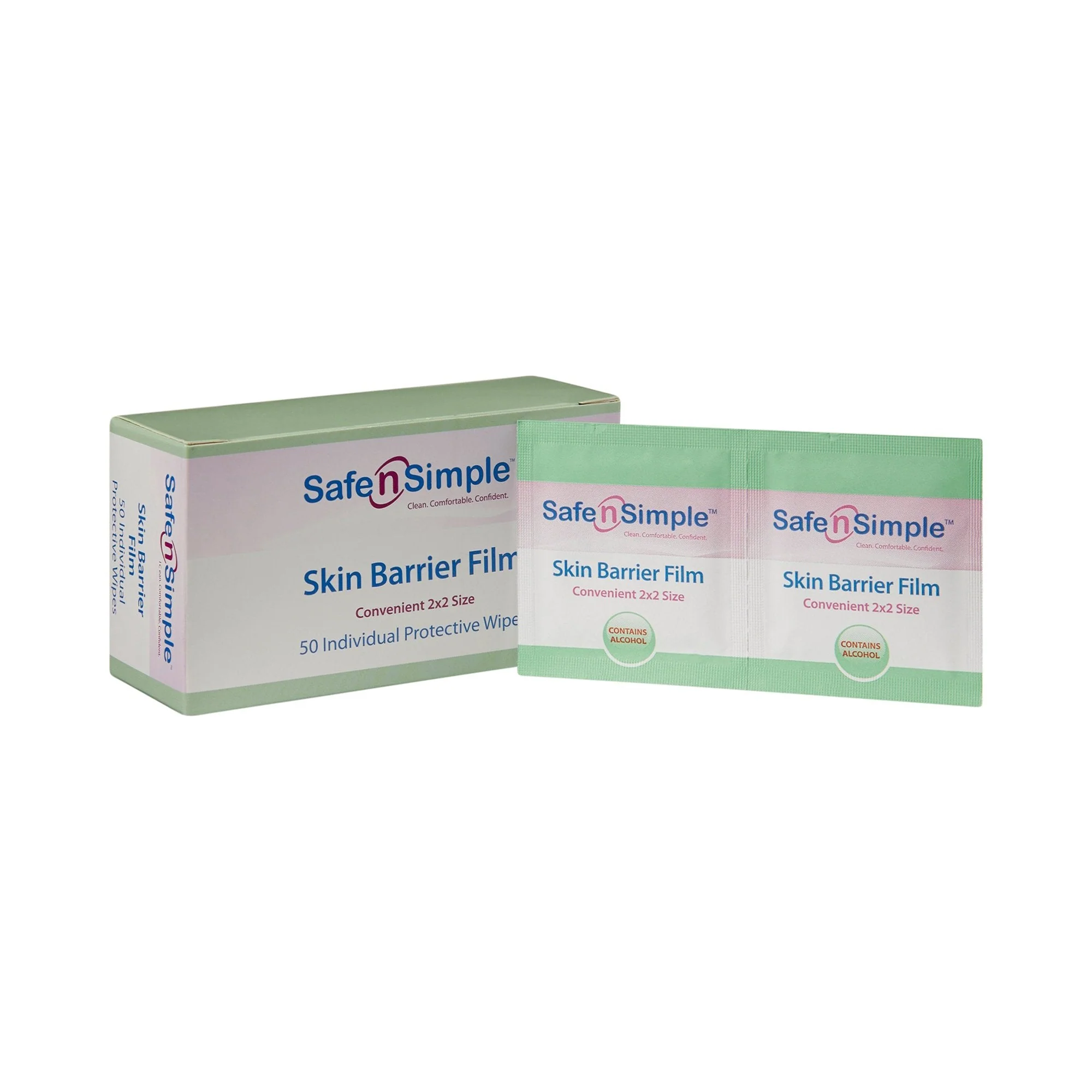 Safe N Simple Safe N Simple Skin Barrier Wipe, 50 Packets per Box (10000/CS)