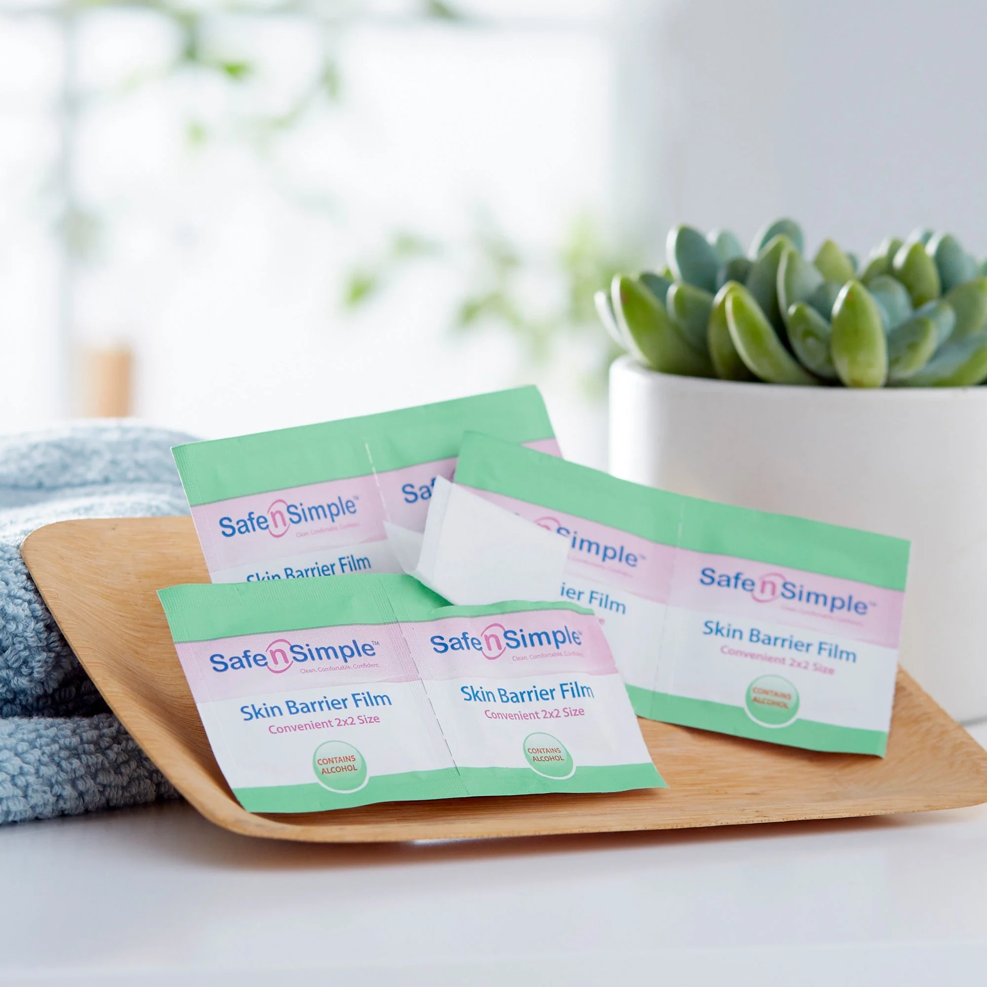 Safe N Simple Safe N Simple Skin Barrier Wipe, 50 Packets per Box (10000/CS) - Image 5