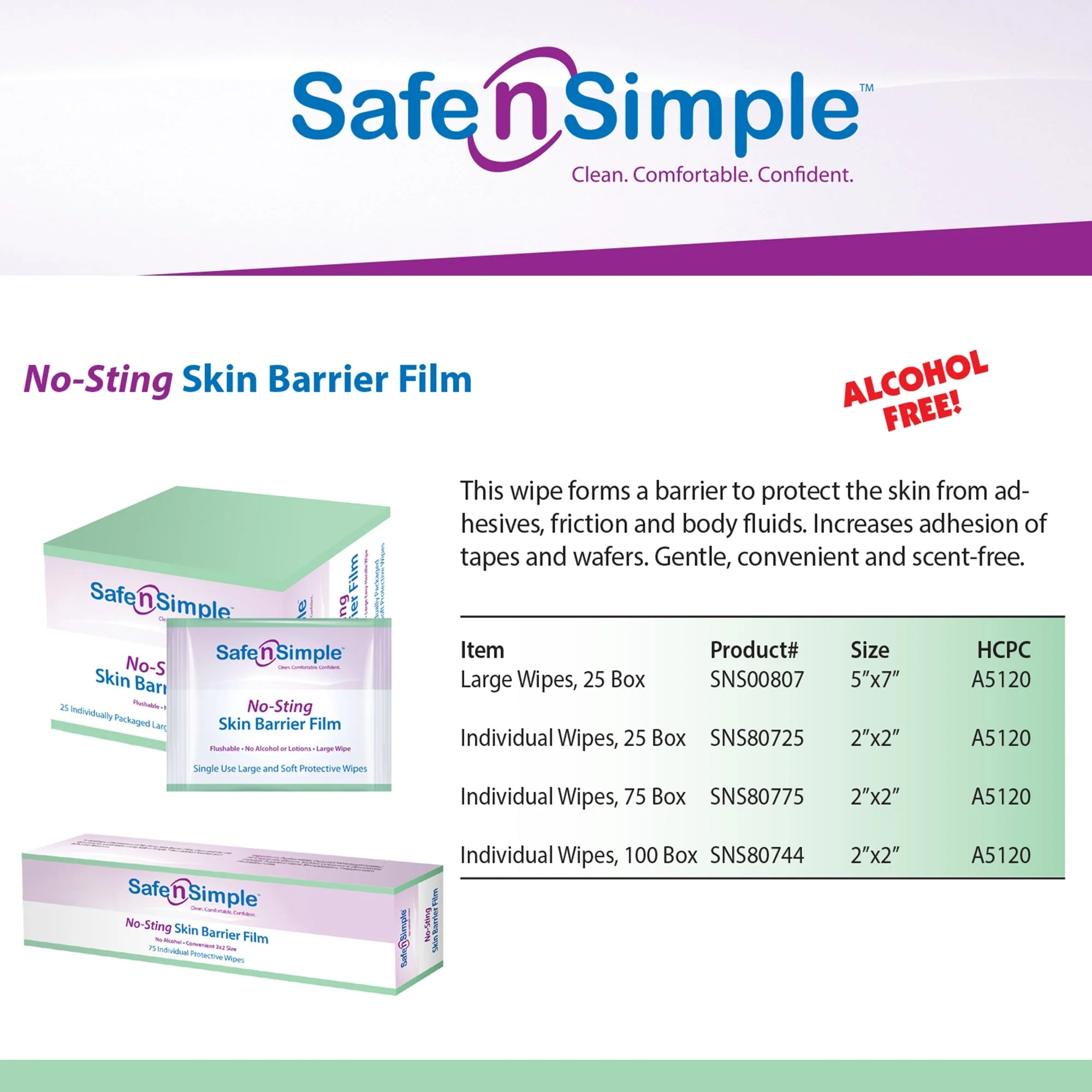 Safe N Simple Safe n Simple Barrier Wipe (10000/CS) - Image 6