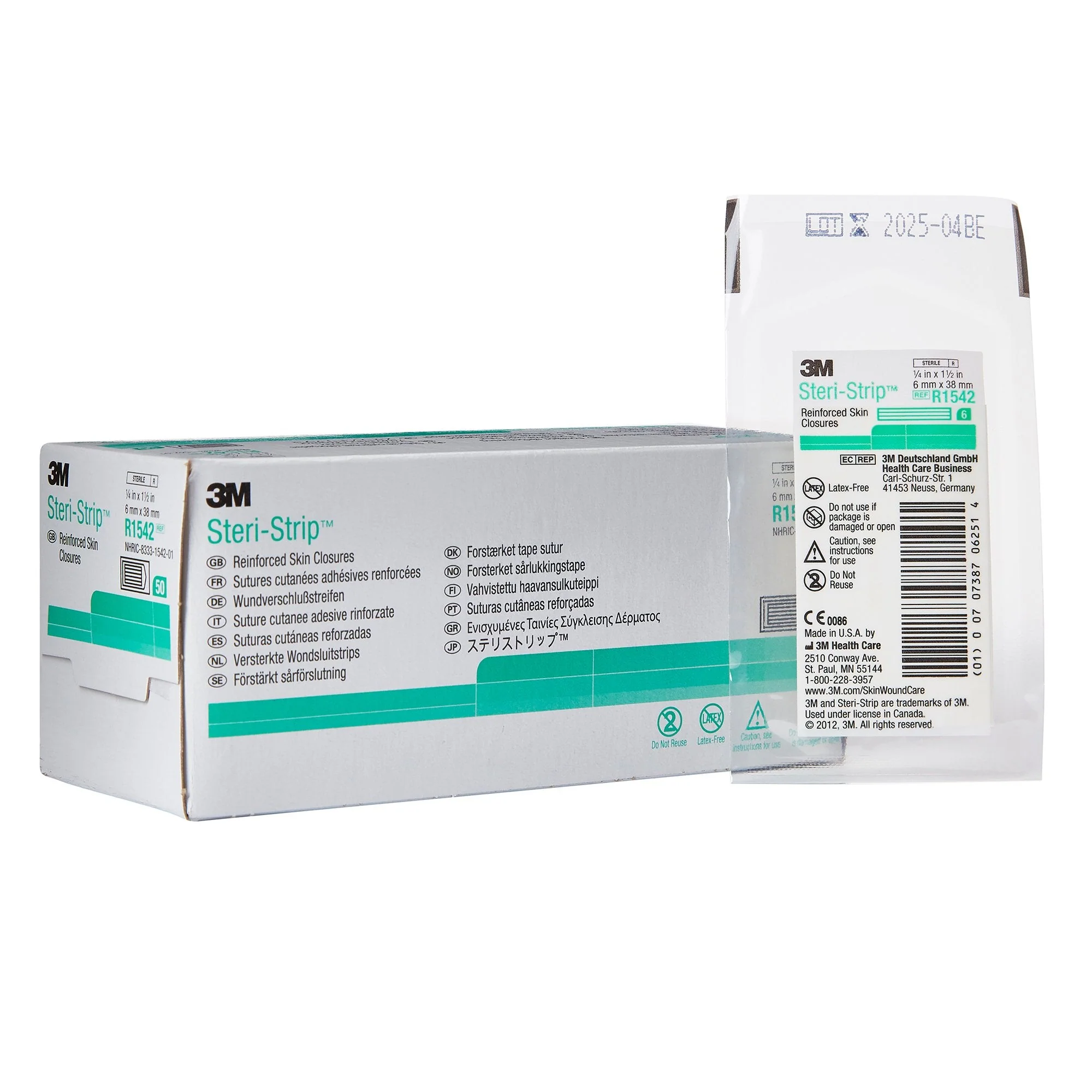 Solventum Corporation 3M Steri-Strip Skin Closure Strip, 0.25 x 1.5 Inch (200/CS)