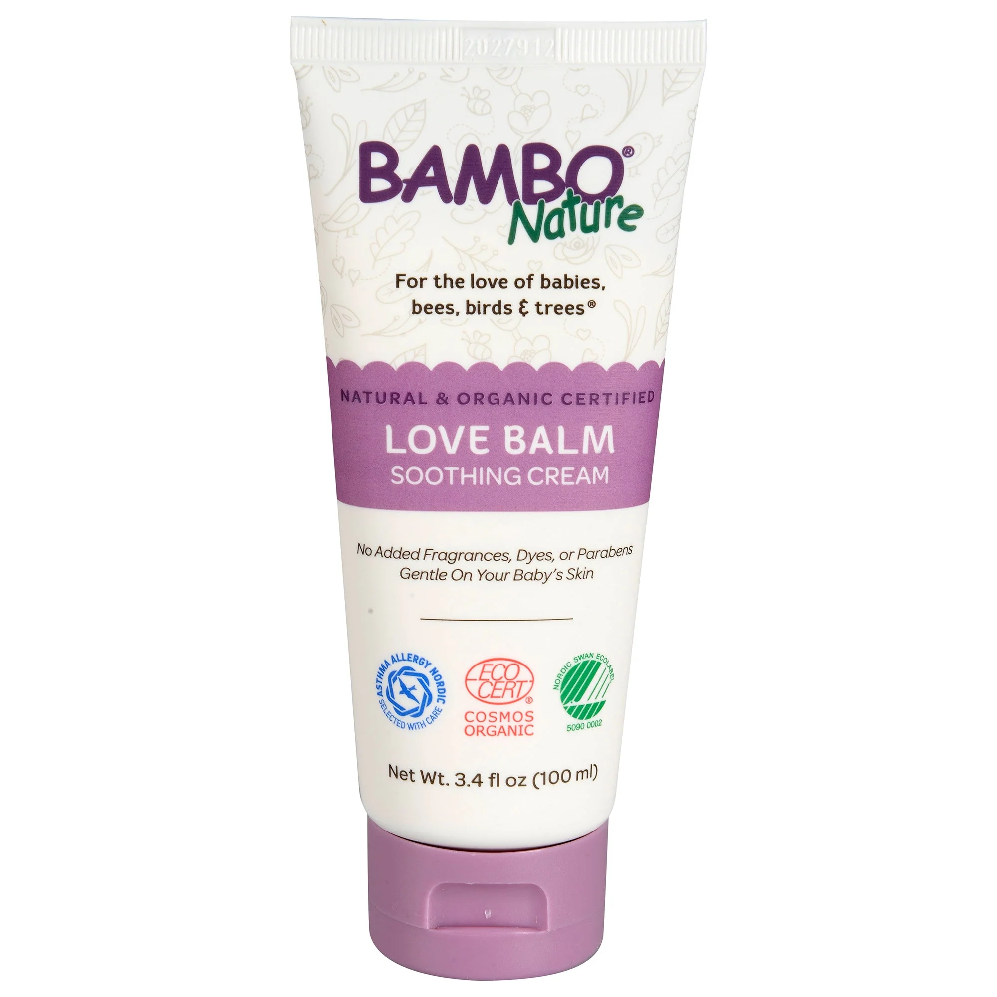 Abena North America Bambo Nature Love Balm Soothing Cream, 100 mL tube (48/CS)