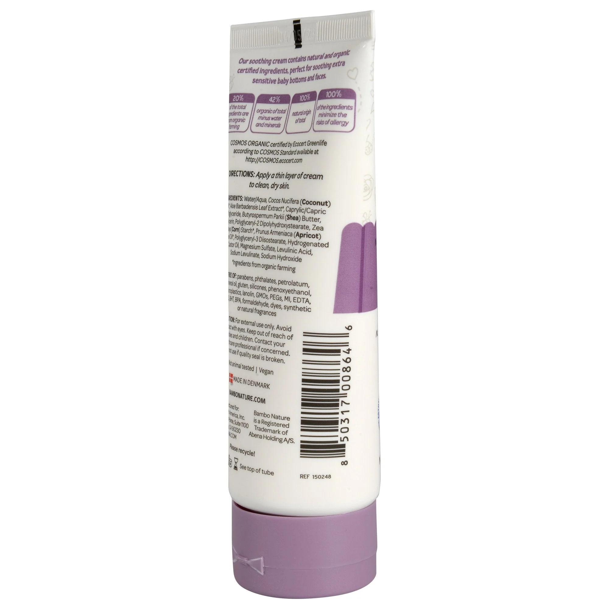 Abena North America Bambo Nature Love Balm Soothing Cream, 100 mL tube (48/CS) - Image 2