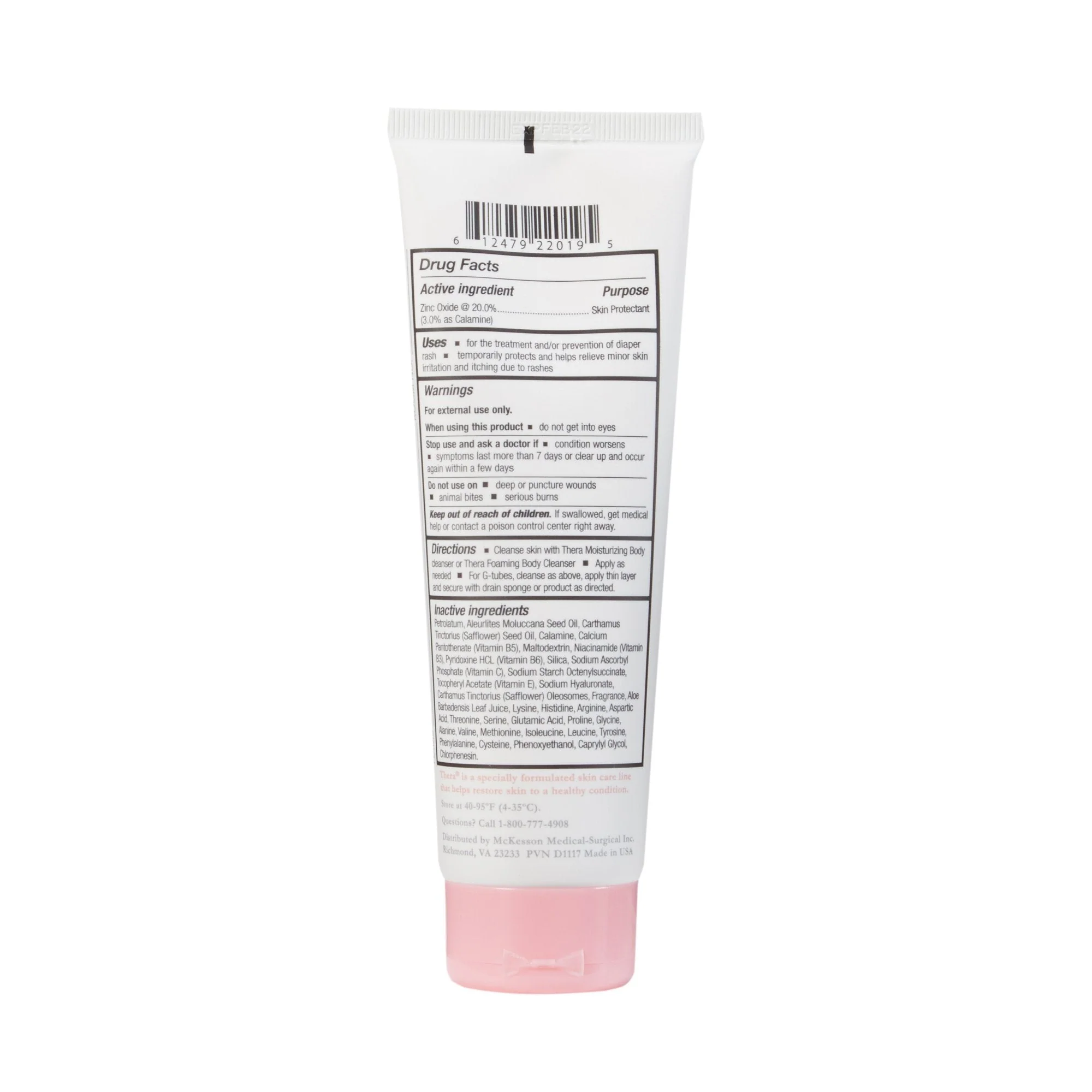 McKesson Brand McKesson Thera Calazinc Body Shield, 4-ounce Tube (12/CS) - Image 2