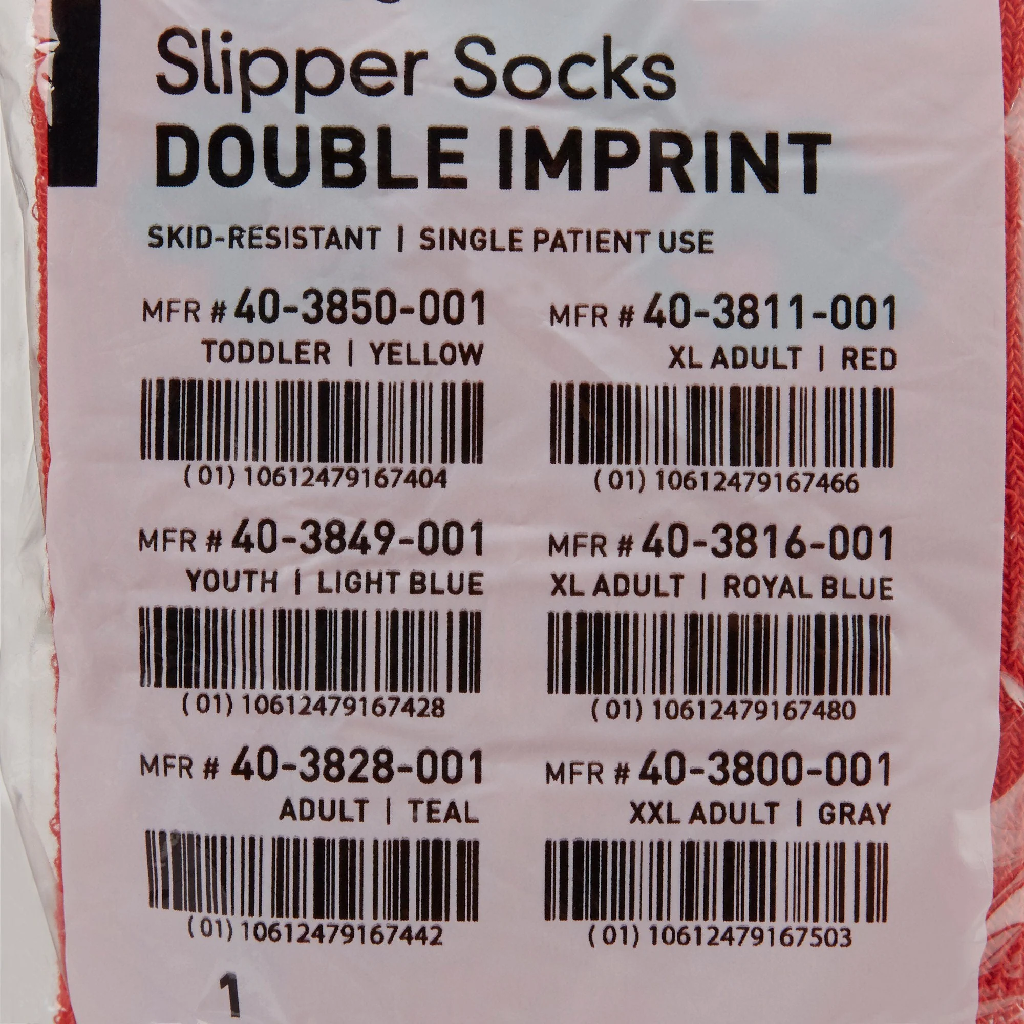 McKesson Brand McKesson Terries Adult Slipper Socks, Extra Large (48/CS) - Image 4