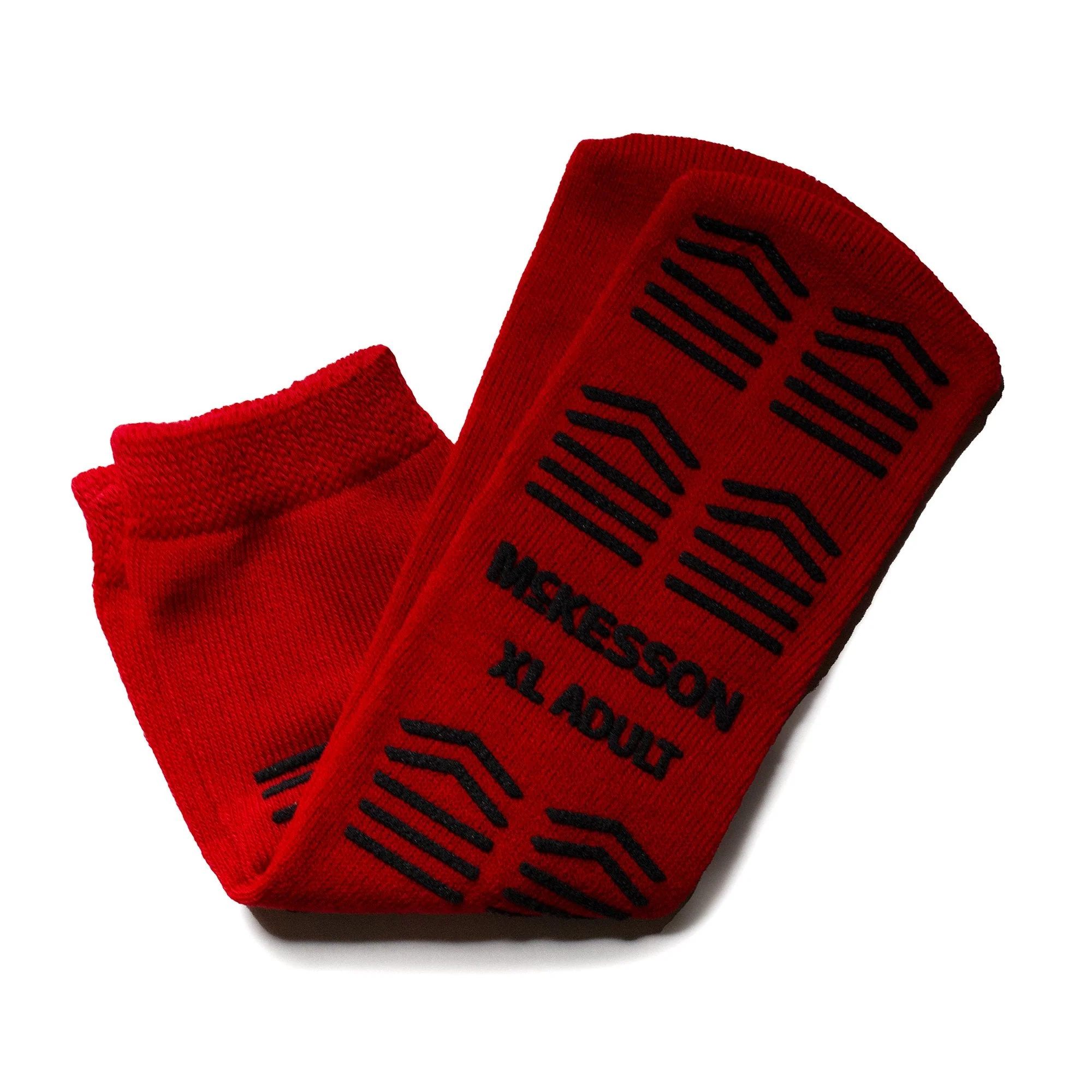 McKesson Brand McKesson Slipper Socks, Double Tread, Extra Large, Red (48/CS)