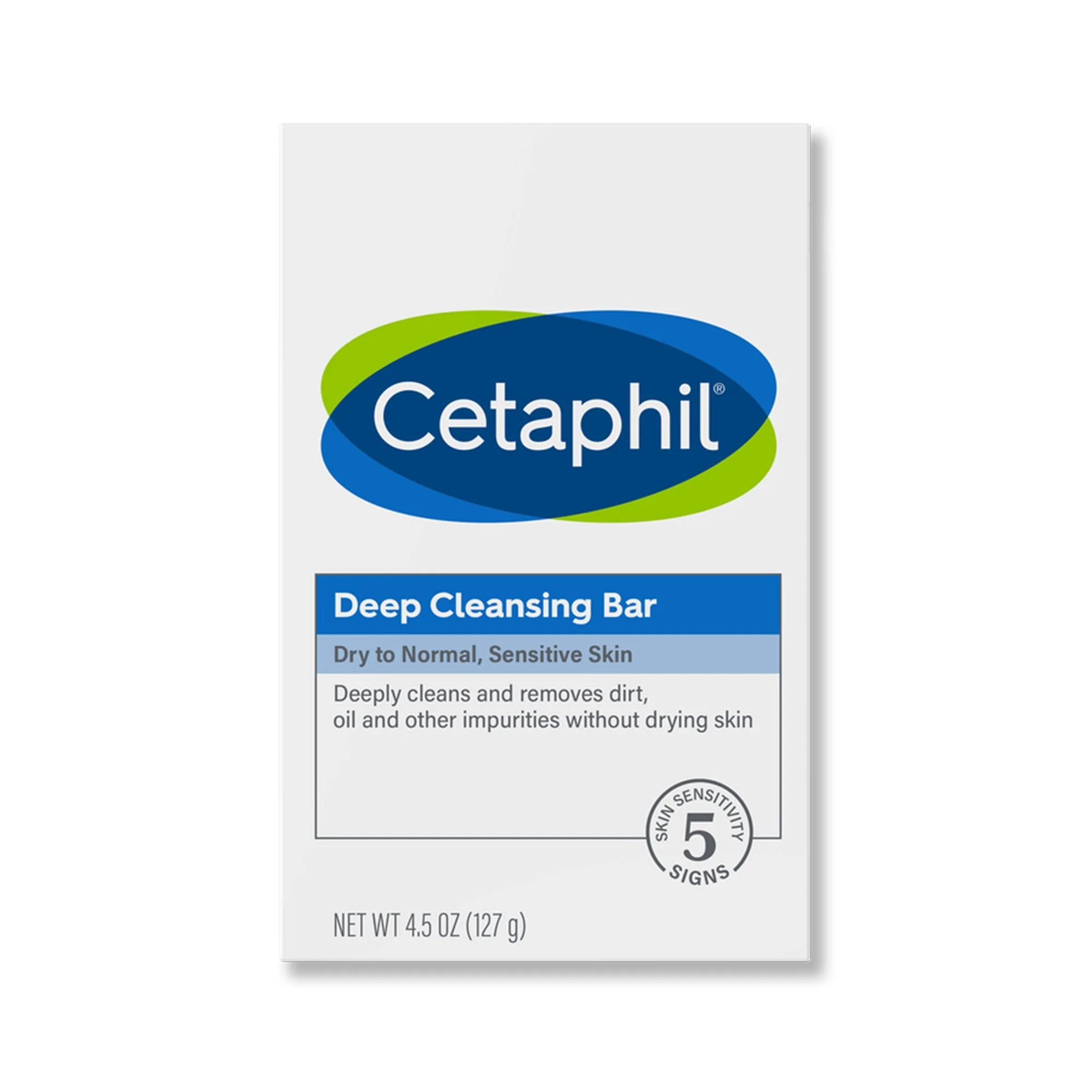 Galderma Laboratories Cetaphil Deep Cleansing Bar Dry to Normal, Sensitive Skin, Gentle Scent