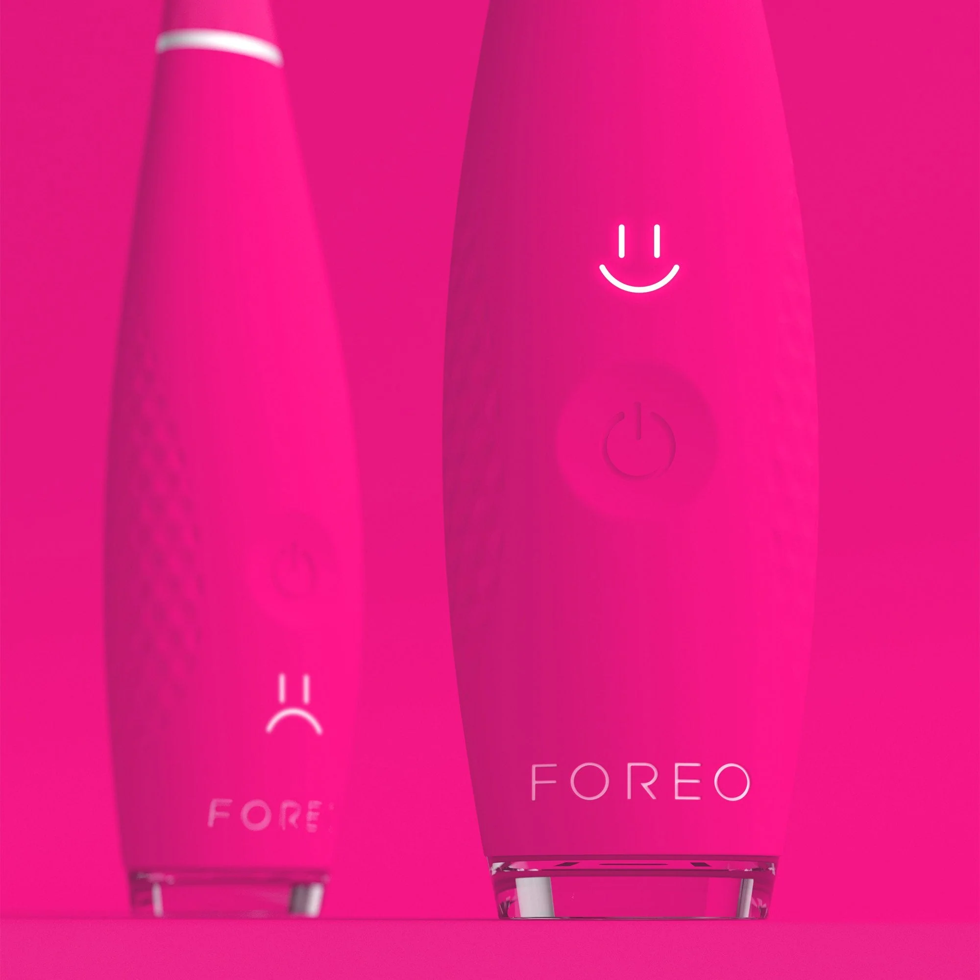 Foreo Inc ISSA mini 3 Silicone Sonic Toothbrush, Wild Strawberry - Image 5