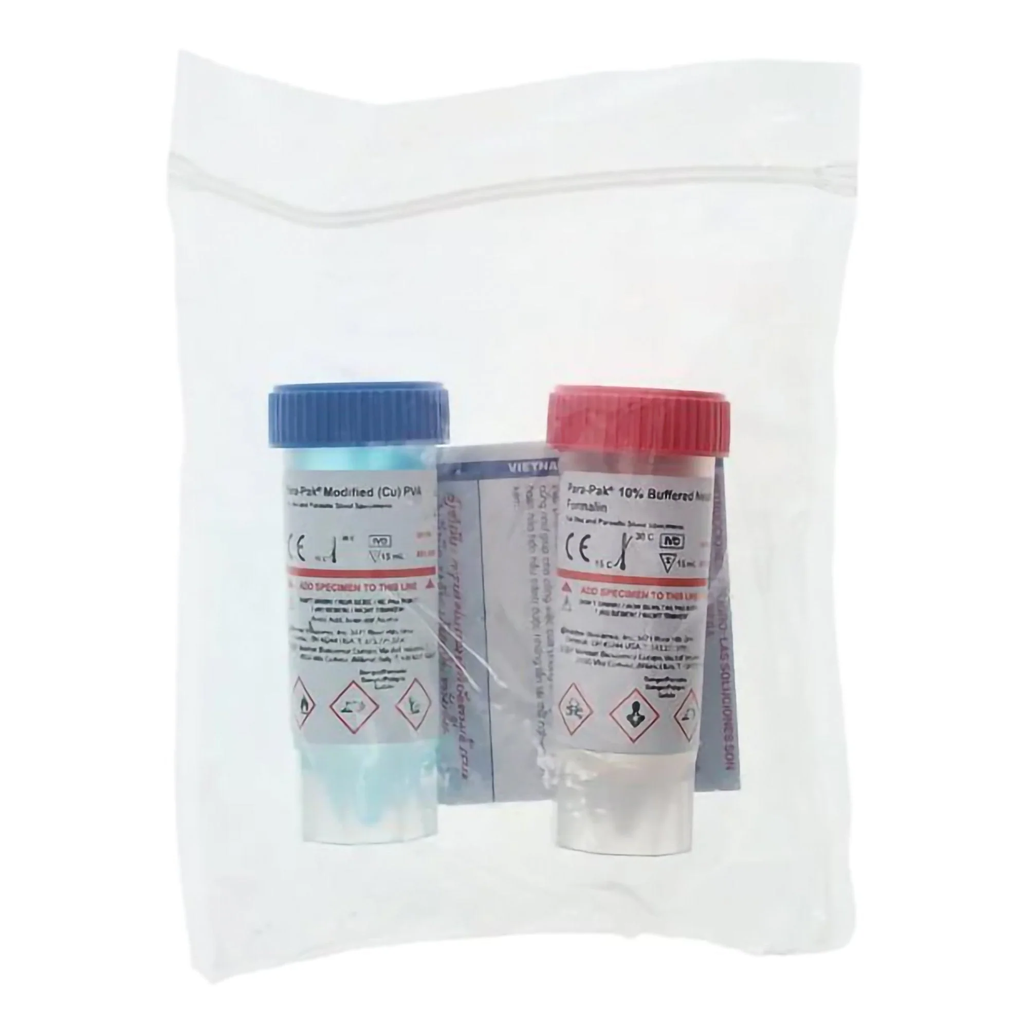 Meridian Bioscience Corporation Para-Pak 2-Vial Specimen Collection and Transport Kit, Parasitology (120/CS)