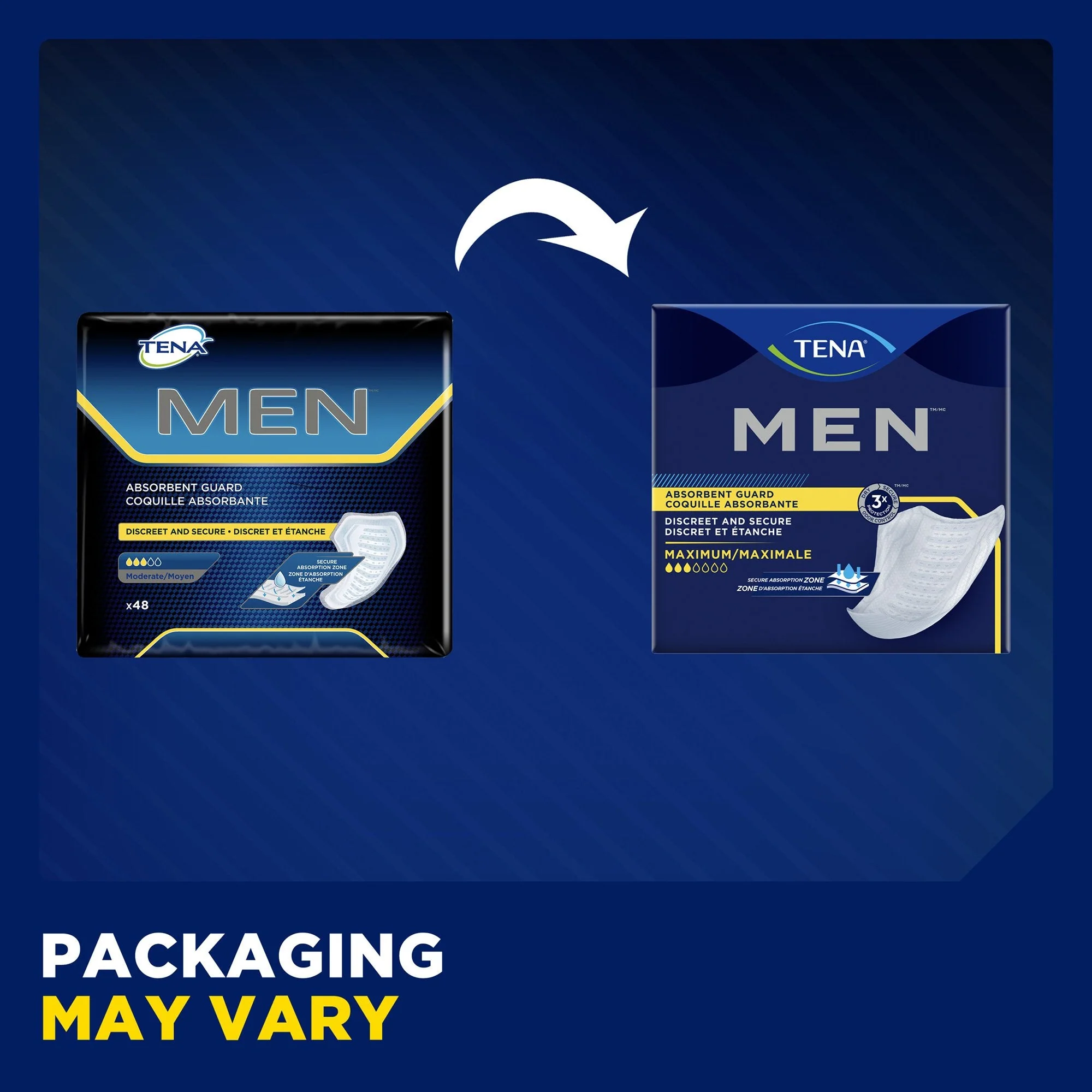 Essity HMS North America Inc Tena MEN Maximum Guards, Bladder Control Pad (120/CS) - Image 2