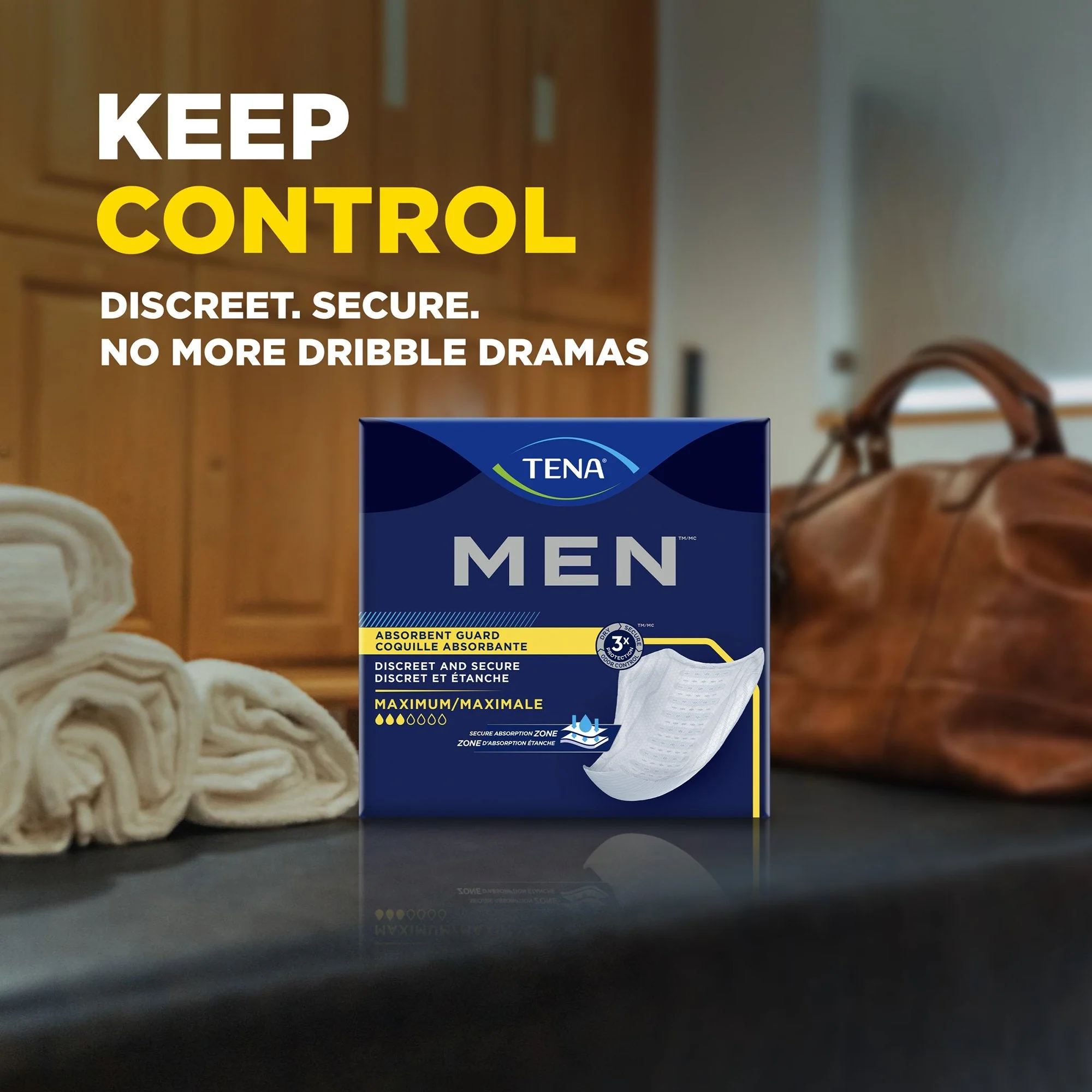 Essity HMS North America Inc Tena MEN Maximum Guards, Bladder Control Pad (120/CS) - Image 6