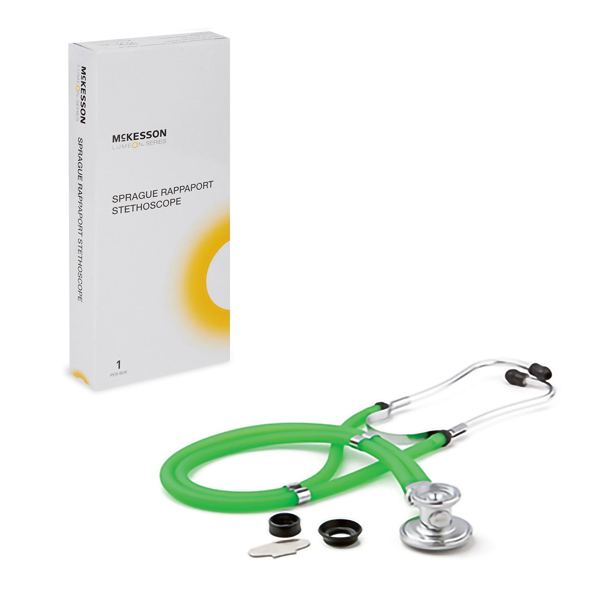 McKesson Brand McKesson Sprague-Rappaport Stethoscope, 22 Inch, Green (20/CS)