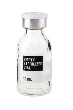 ALK Laboratories Sterile Empty Vial (SEV) Borosilicate Glass 10 mL Stopper Cap (25/BX)