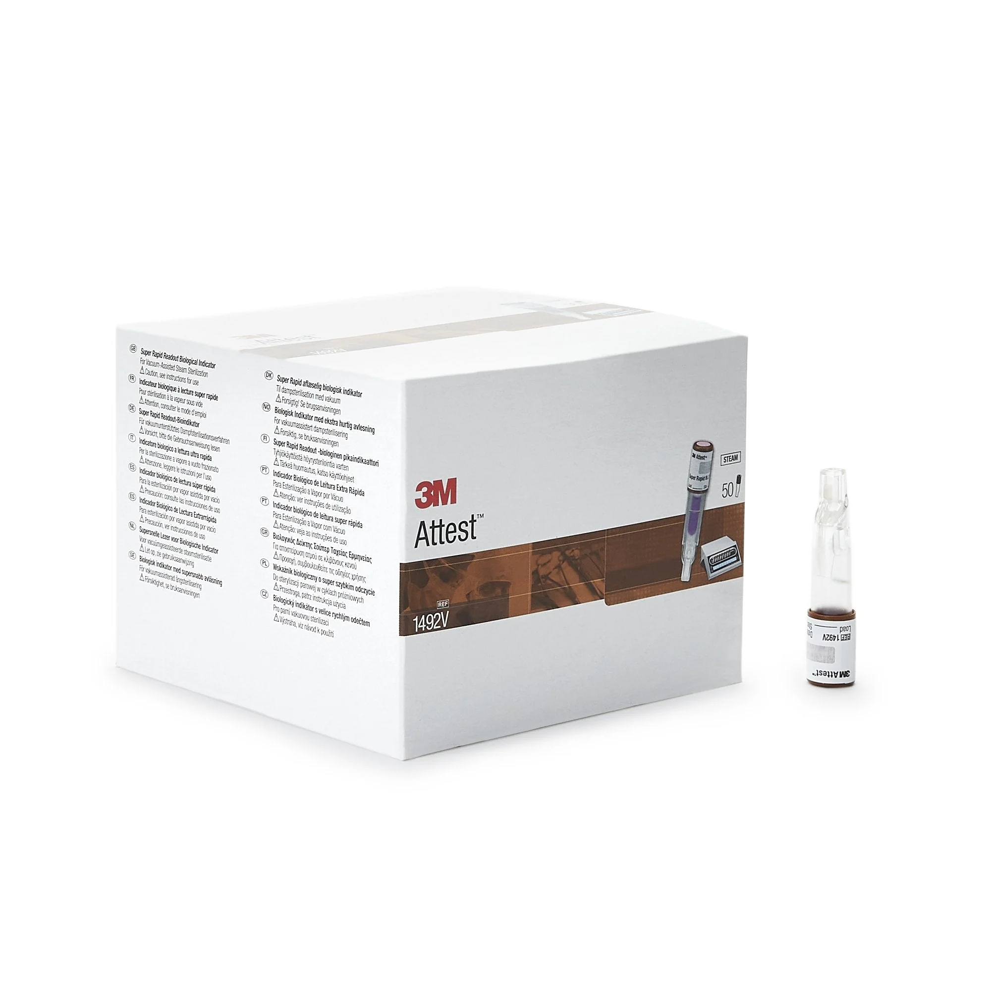 Solventum Corporation 3M Attest Super Rapid Readout Sterilization Biological Indicator Vial (200/CS)