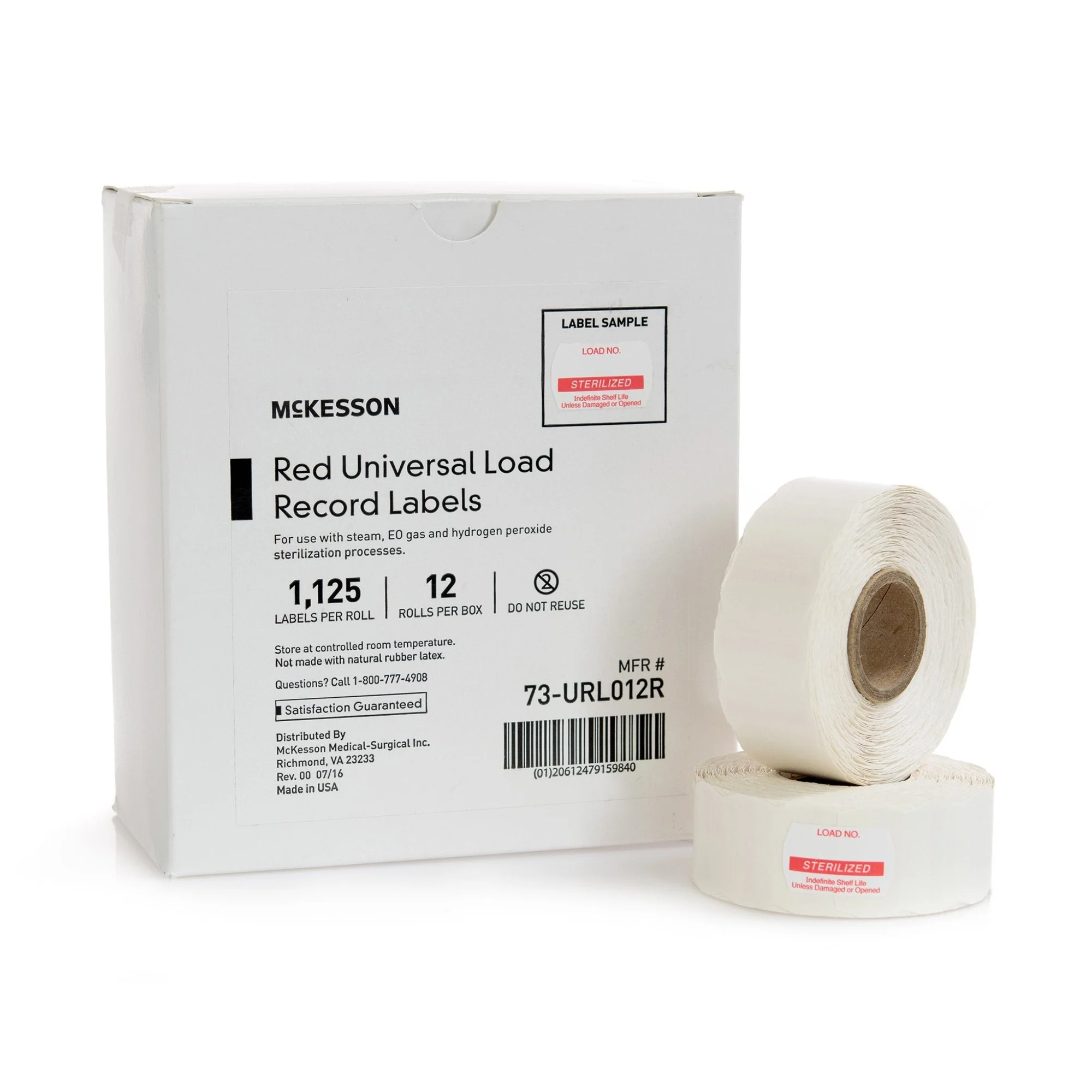 McKesson Brand McKesson Performance Sterilization Label, 3/4 x 1-1/8 Inch (120/CS)