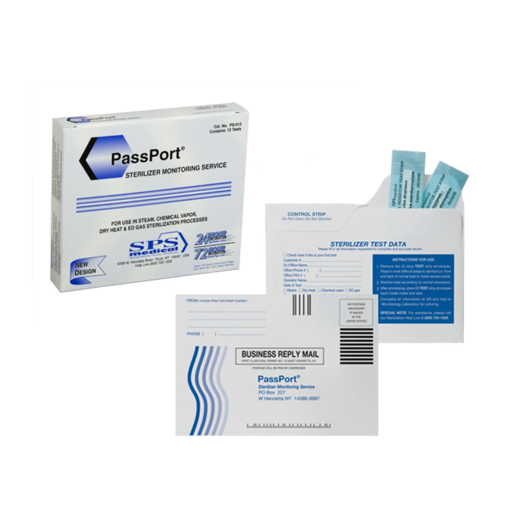 SPS Medical Supply PassPort Sterilizer Monitoring Service (12/BX)