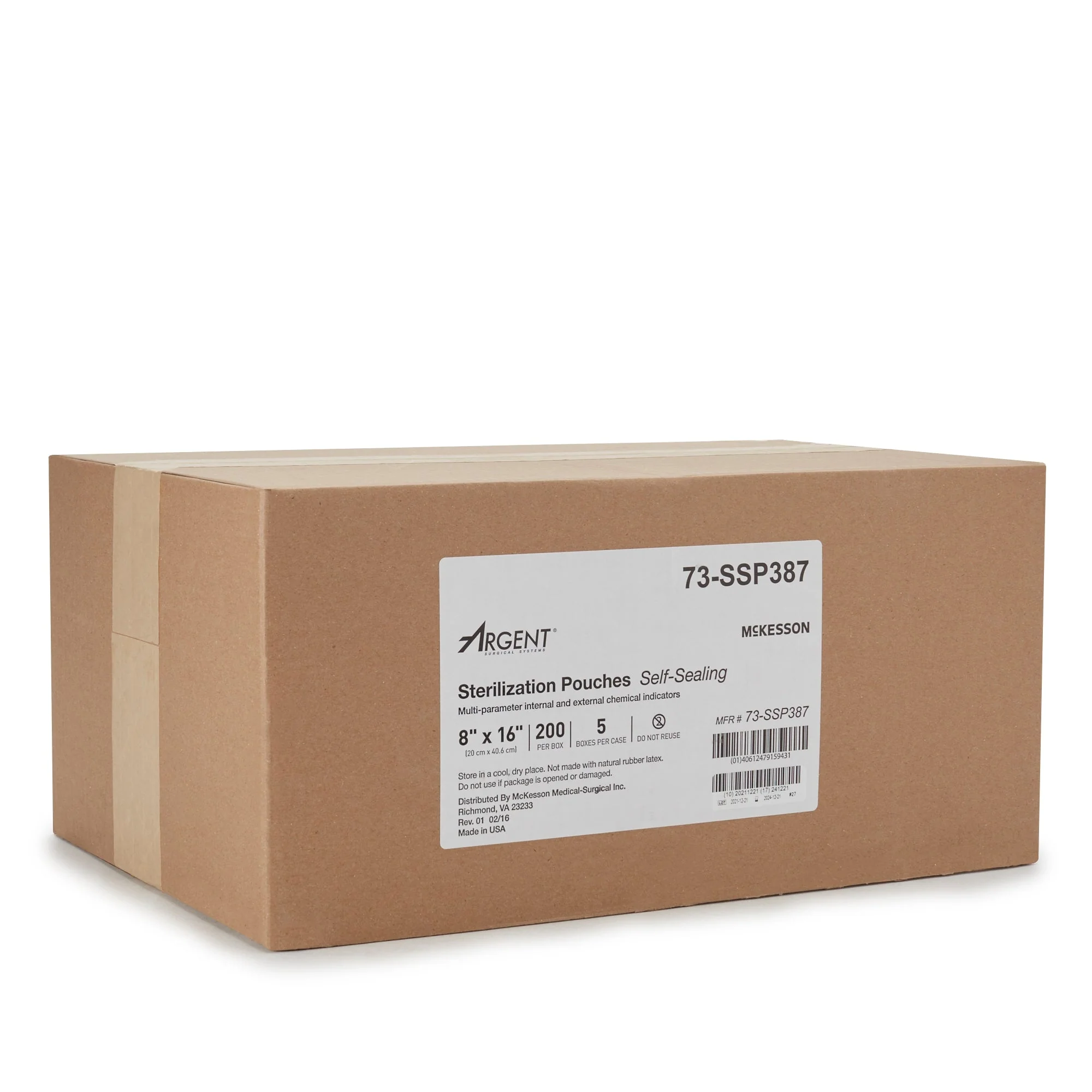 McKesson Brand McKesson Argent Sure-Check Sterilization Pouch, 8 x 16 Inch (5/CS) - Image 6