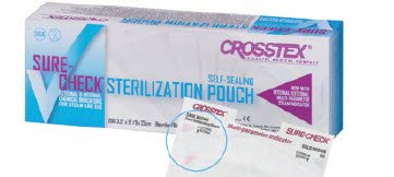 SPS Medical Supply Sure-Check Sterilization Pouch, 5-1/4 x 10 Inch (2000/CS)
